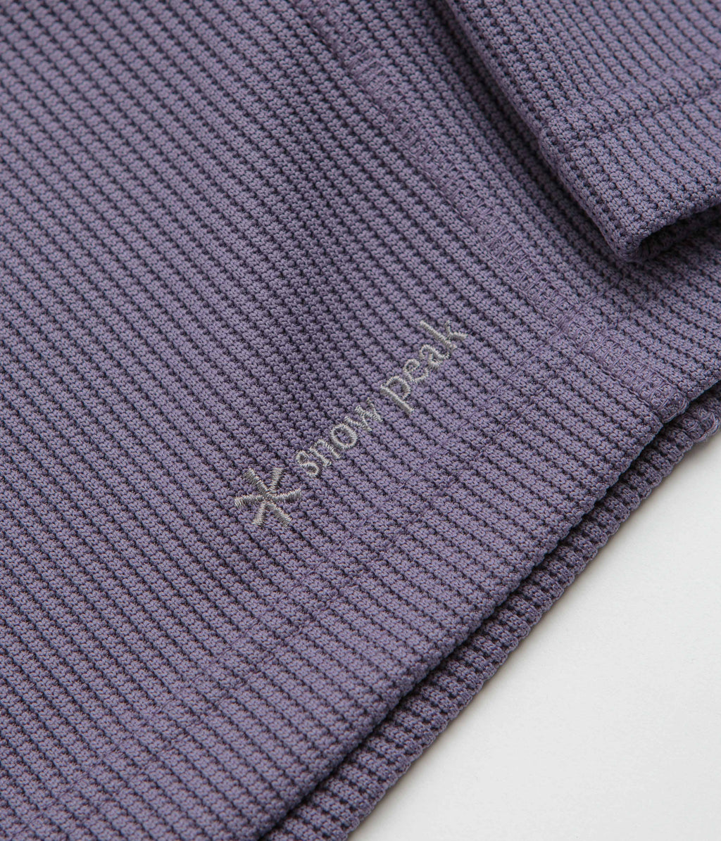 Snow Peak Dry Thermal Long Sleeve T-Shirt - Light Purple
