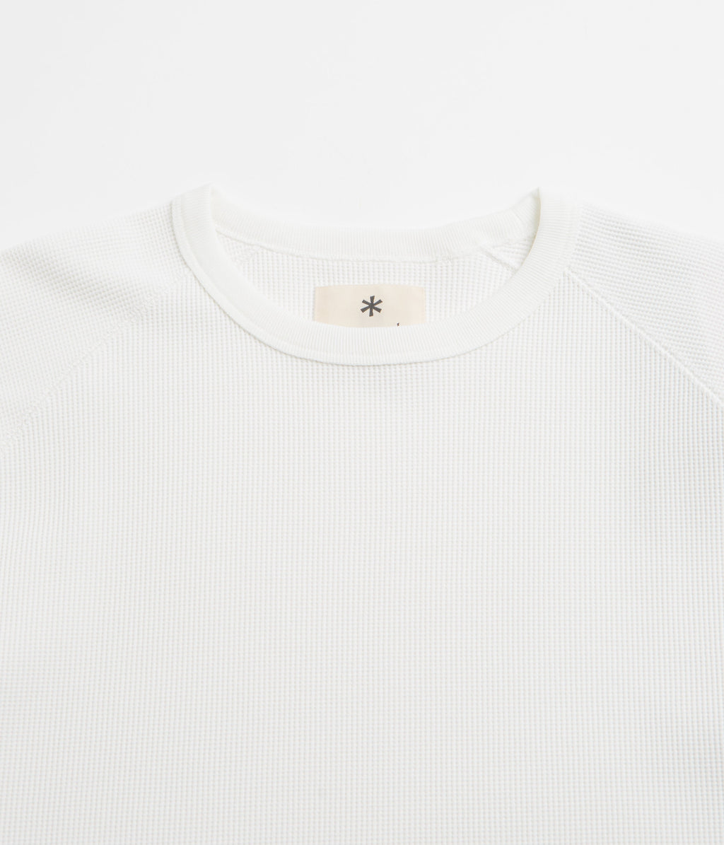 Snow Peak Dry Waffle T-Shirt - Off White