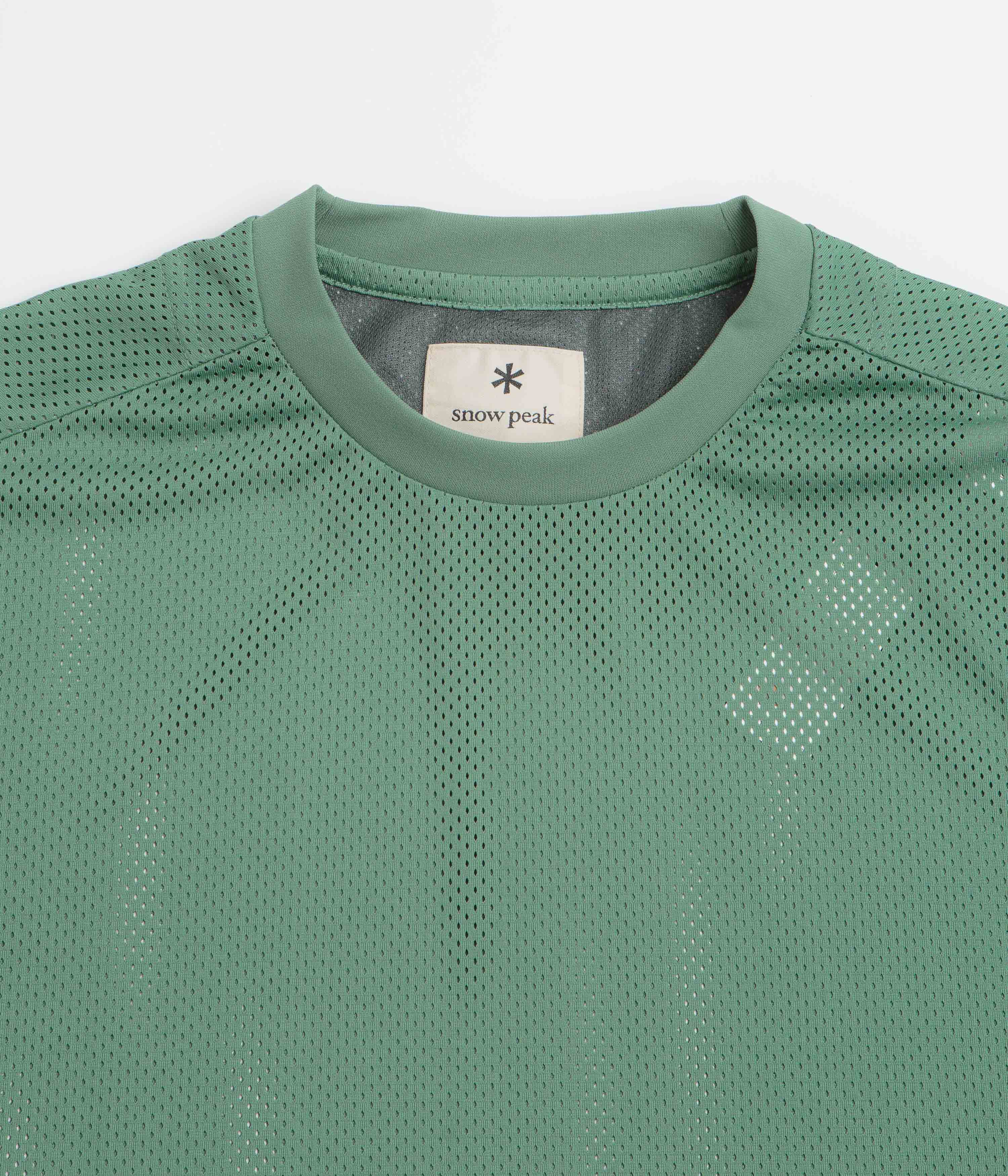 Snow Peak Insect Shield Mesh T-Shirt - Foliage