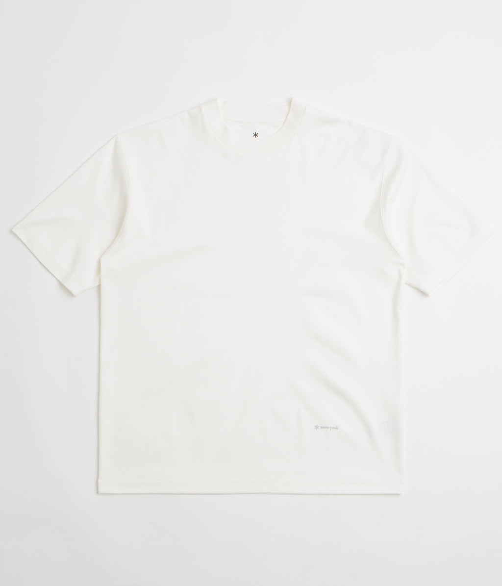 Snow Peak Organic Cotton Mercerized T-Shirt - White
