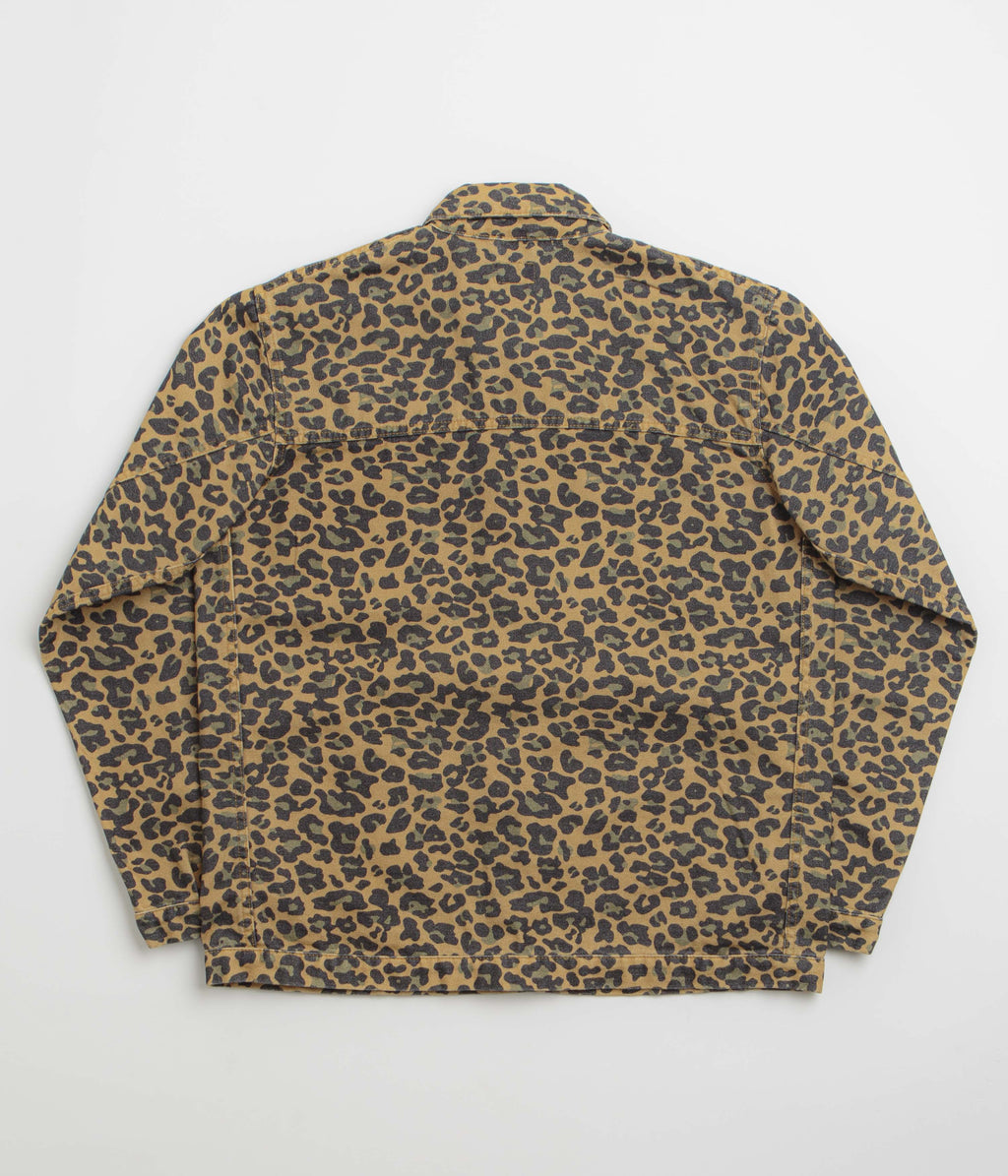 Stan Ray Coverall Jacket - Washed Leopard Camo Duck