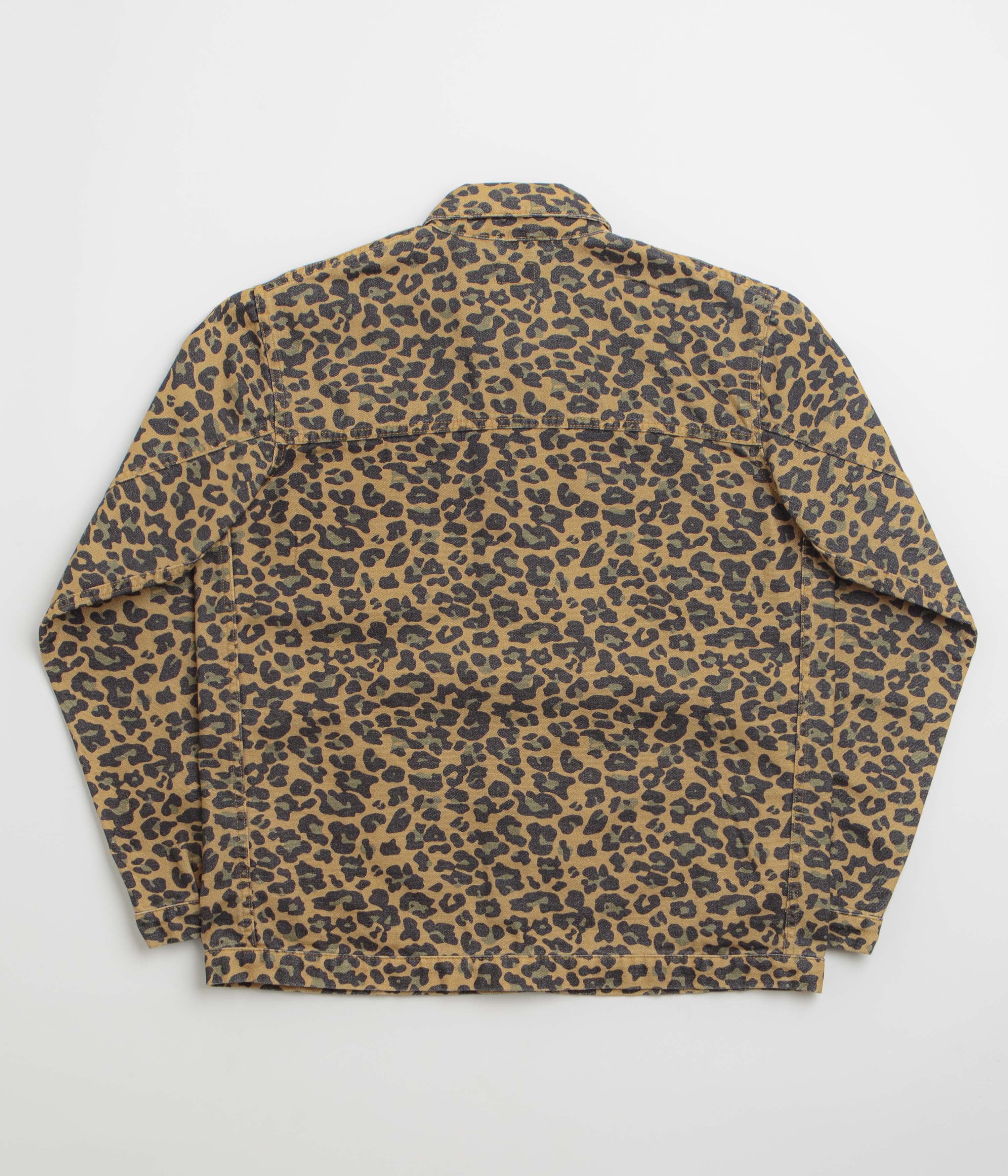 Stan Ray Coverall Jacket - Washed Leopard Camo Duck