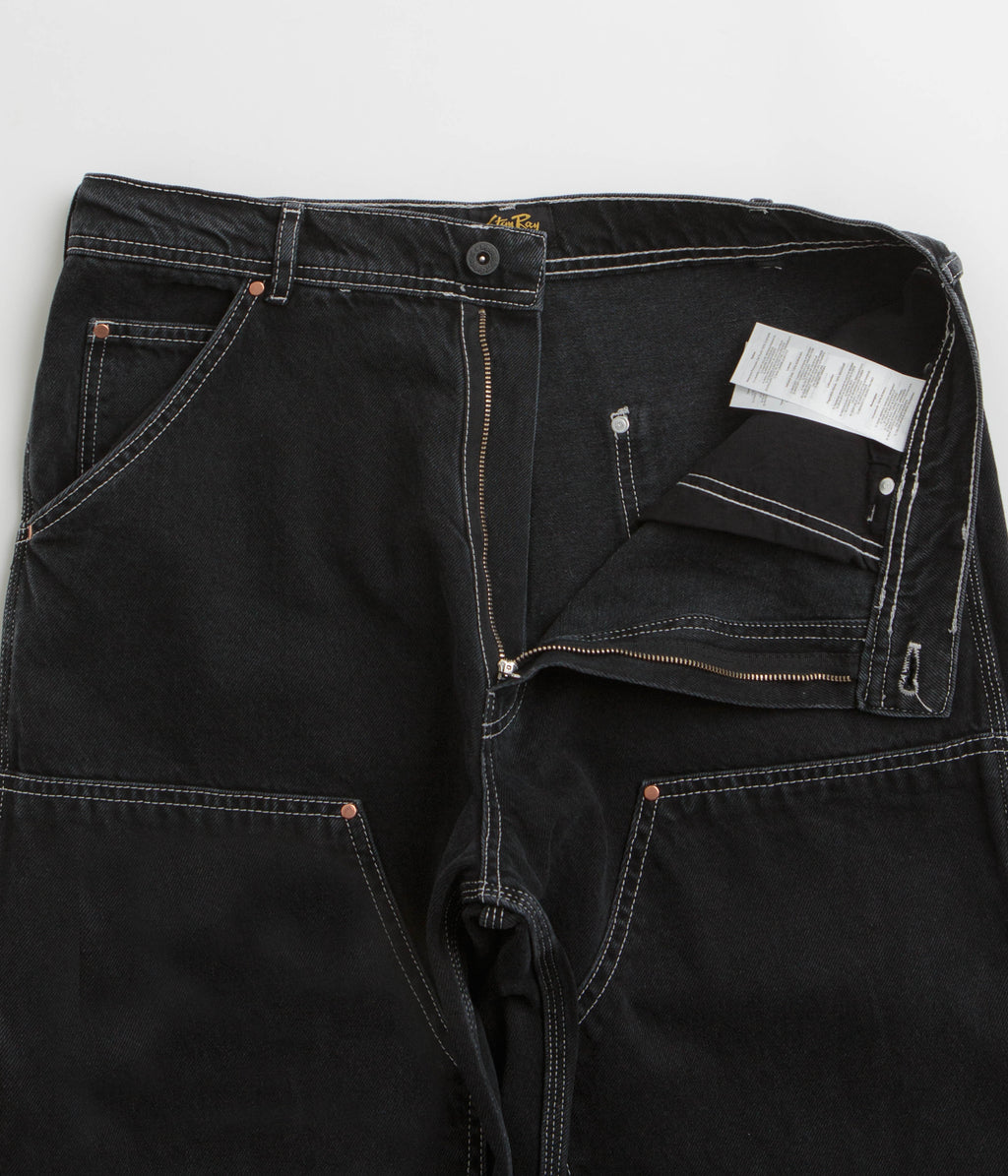 Stan Ray Double Knee Pants - Stonewashed Black Denim