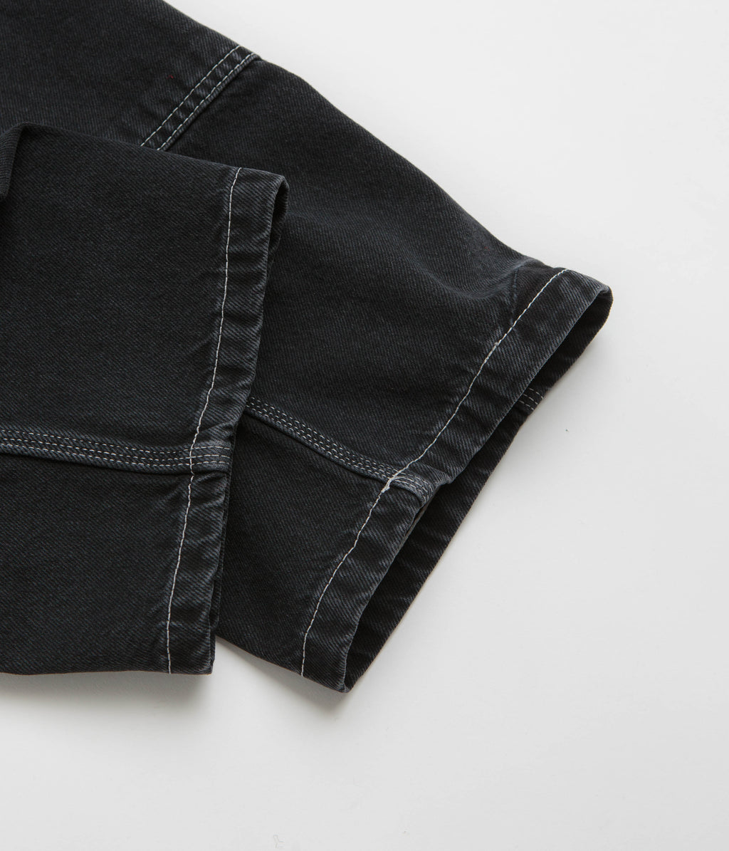 Stan Ray Double Knee Pants - Stonewashed Black Denim