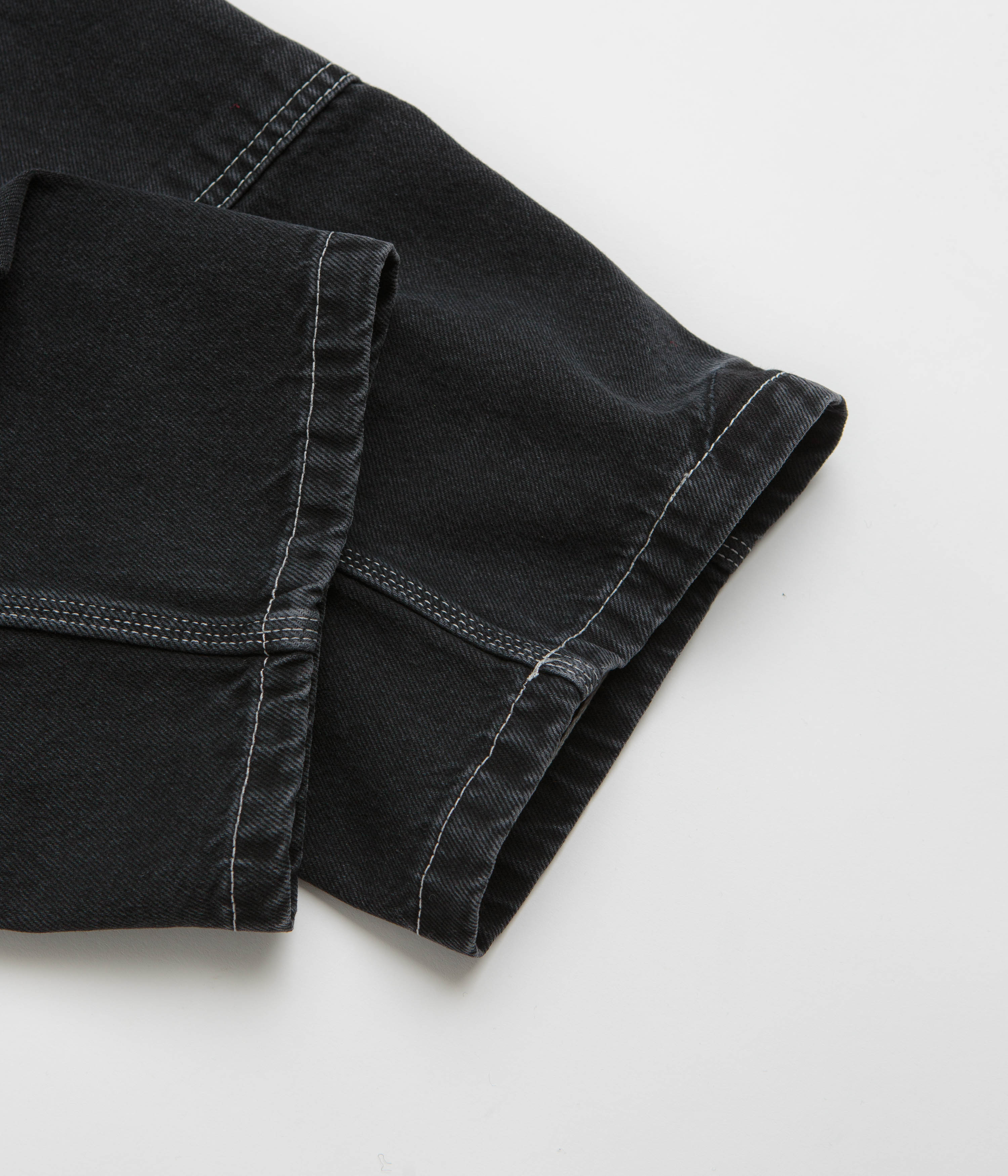 Stan Ray Double Knee Pants - Stonewashed Black Denim
