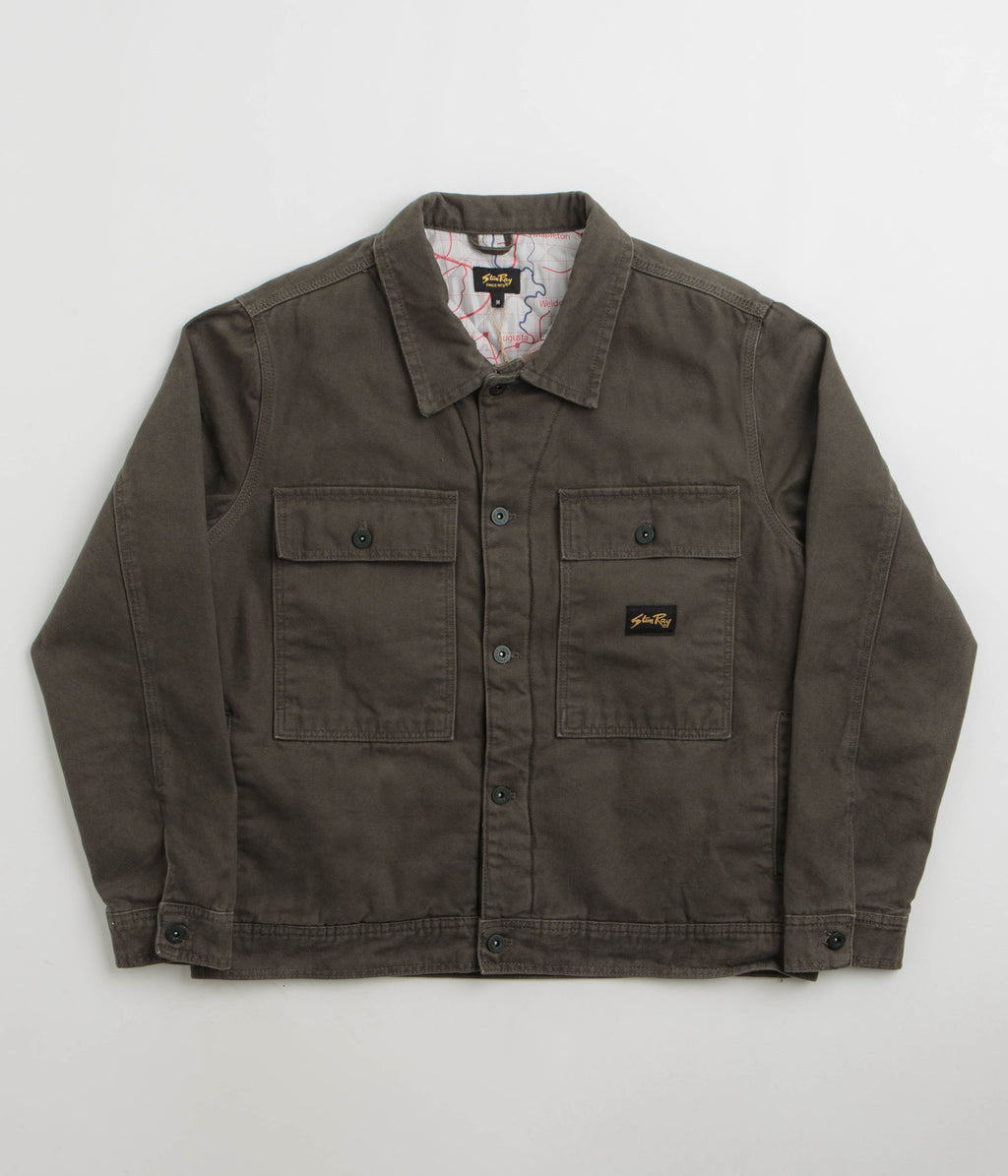 Stan Ray Lined Trucker Jacket - Charcoal Duck