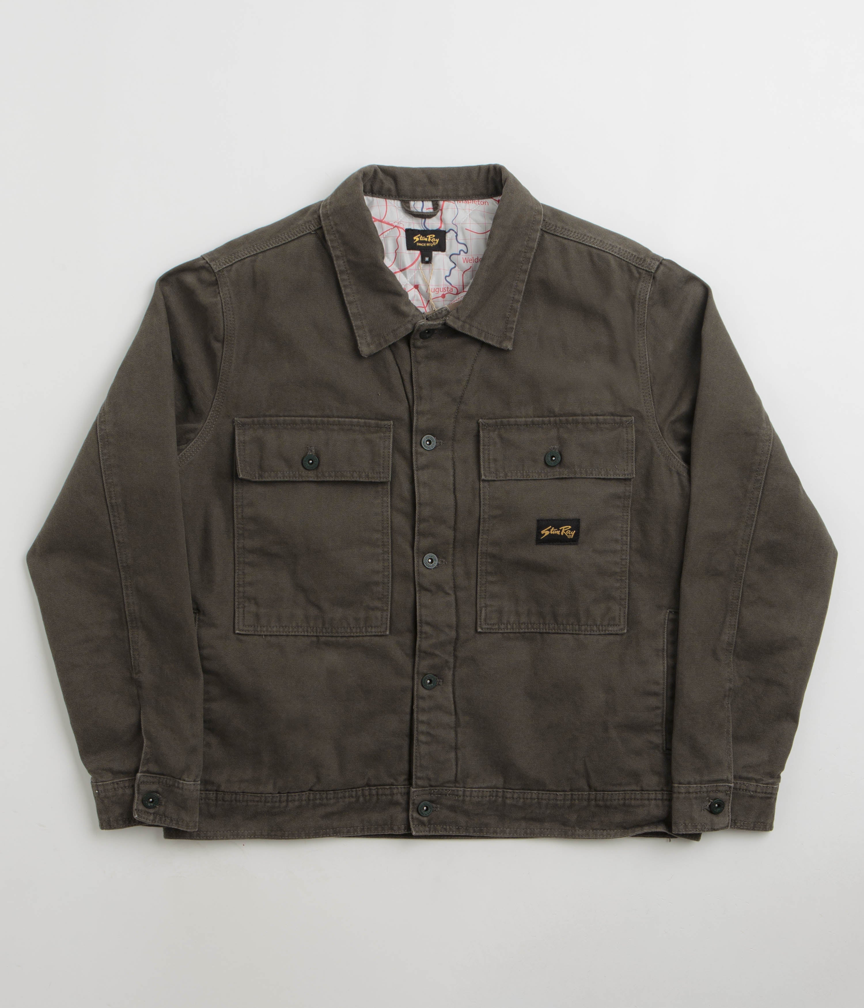 Stan Ray Lined Trucker Jacket - Charcoal Duck