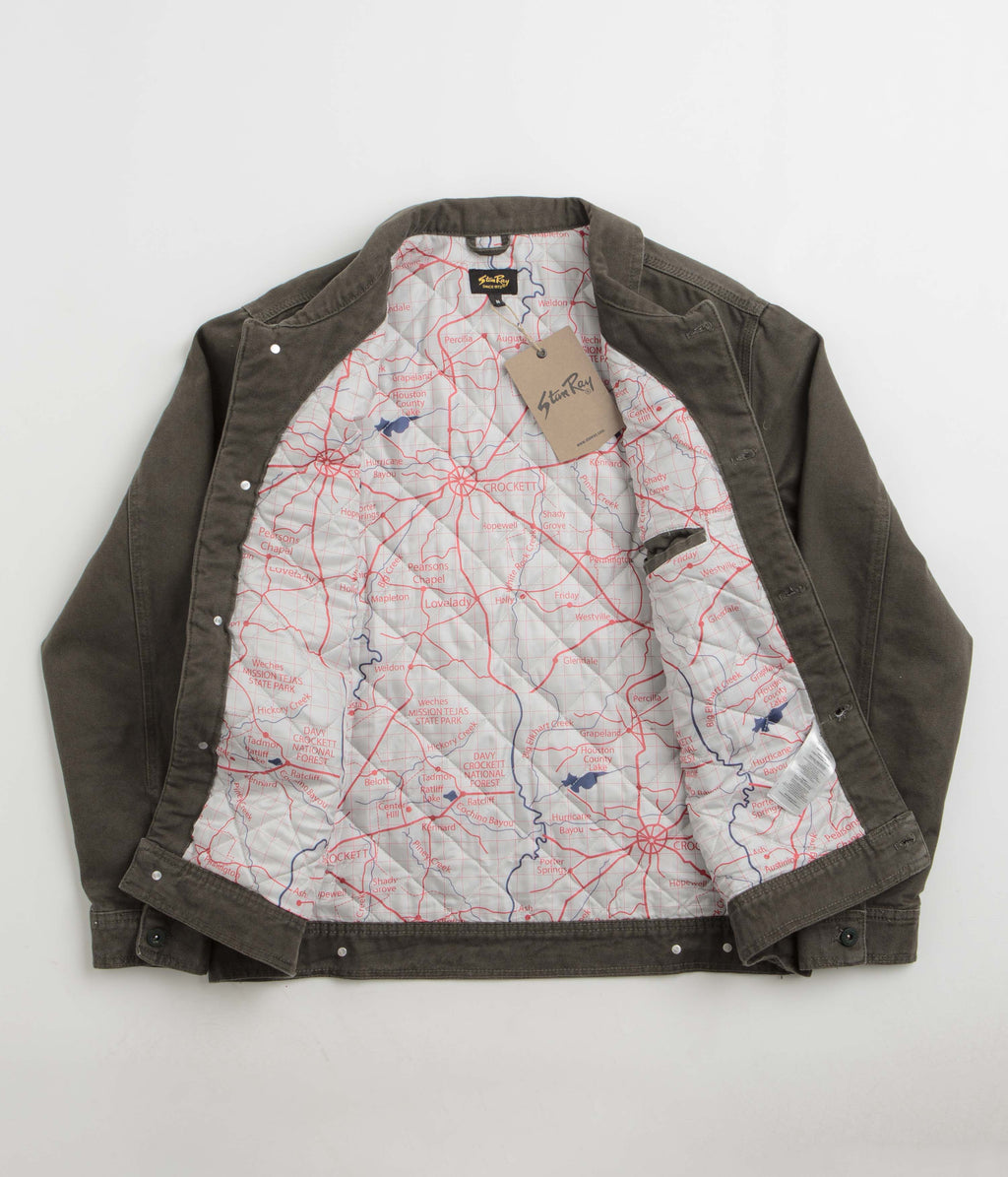 Stan Ray Lined Trucker Jacket - Charcoal Duck
