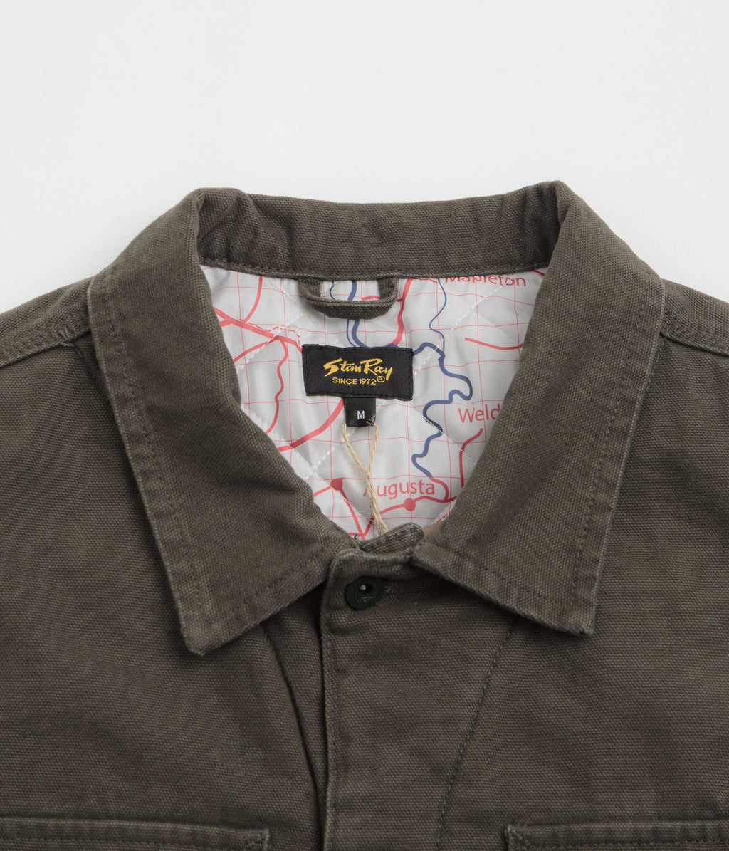 Stan Ray Lined Trucker Jacket - Charcoal Duck