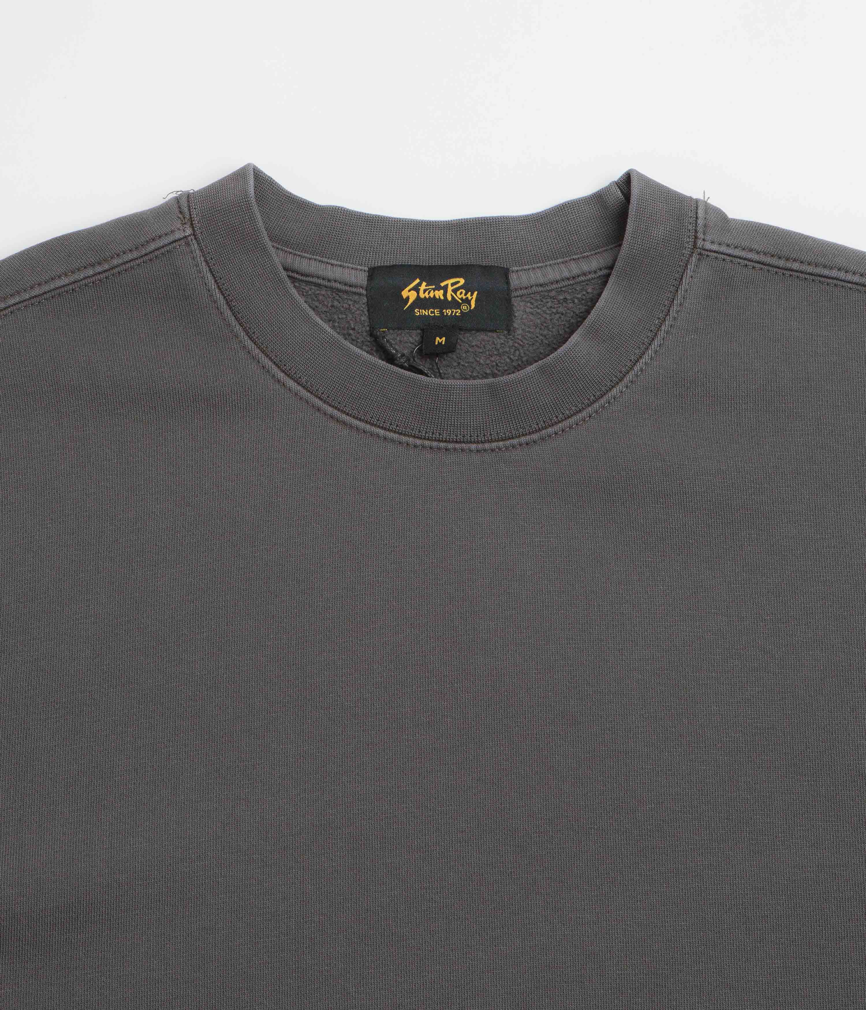 Stan Ray Patch Crewneck Sweatshirt - Raven Black
