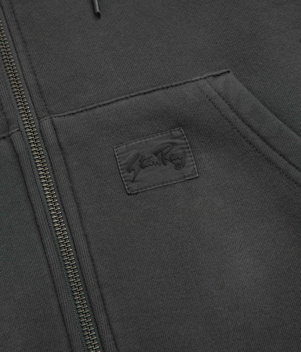 Stan Ray Patch Zip Hoodie - Raven Black