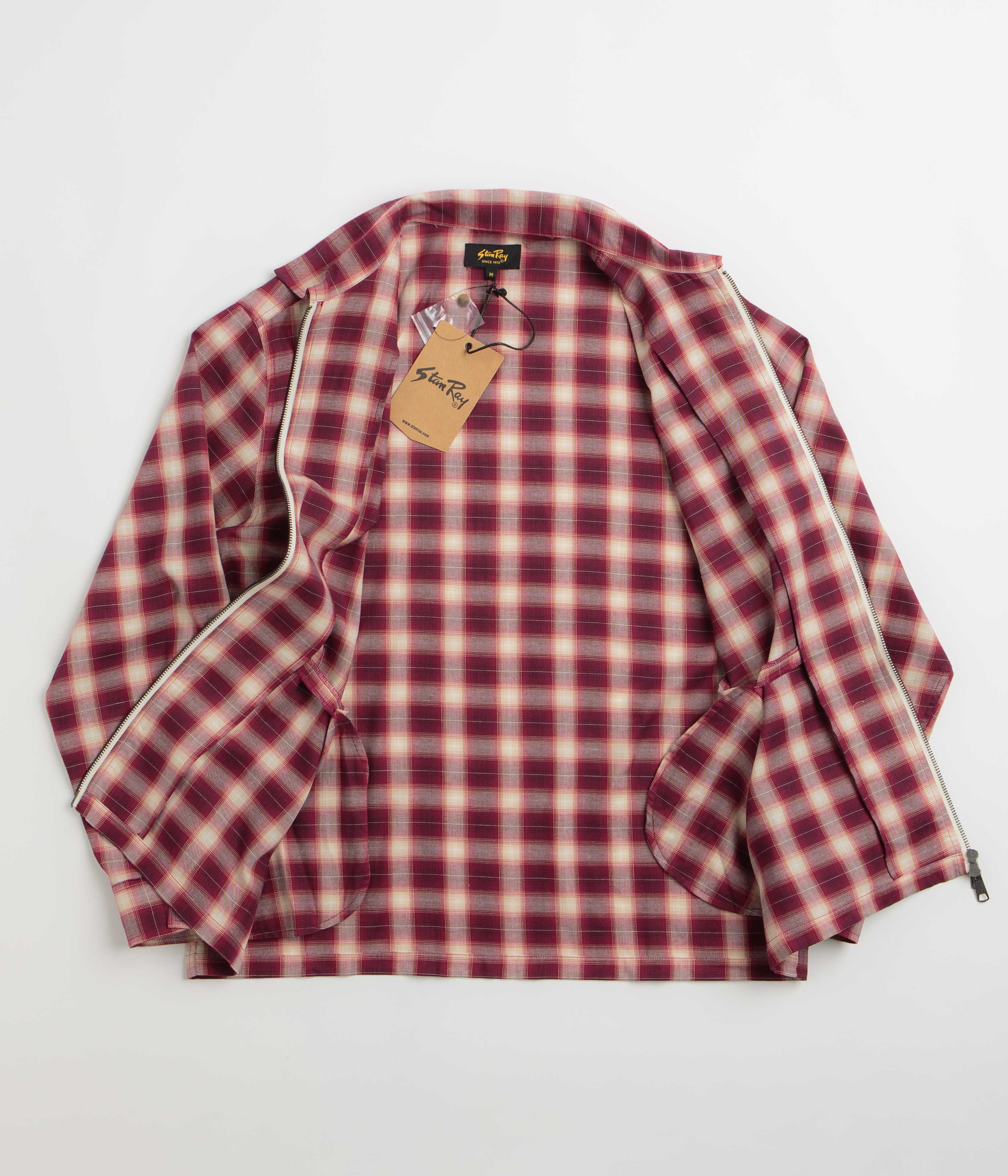 Stan Ray Zip Shirt - Red Check