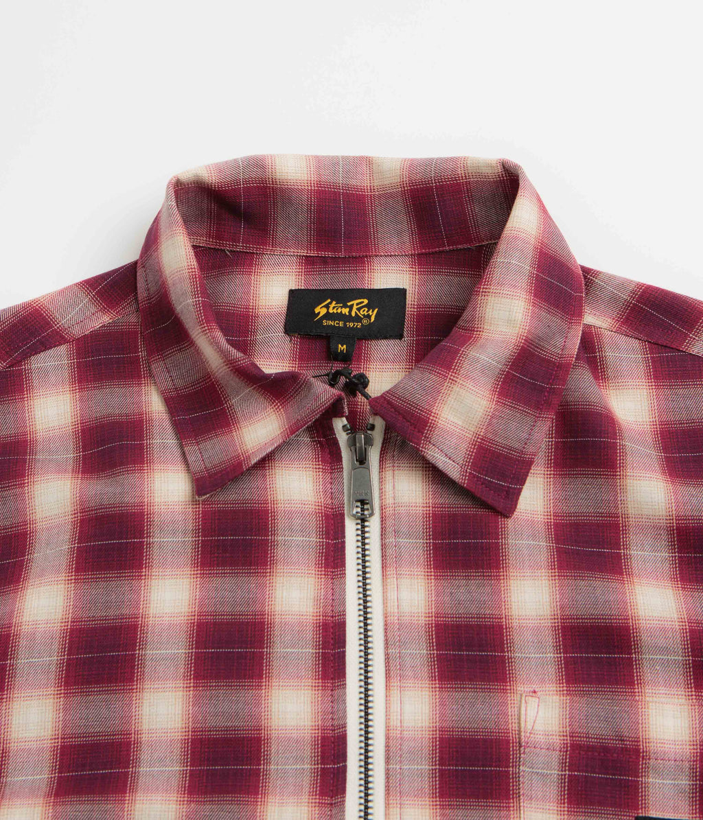 Stan Ray Zip Shirt - Red Check