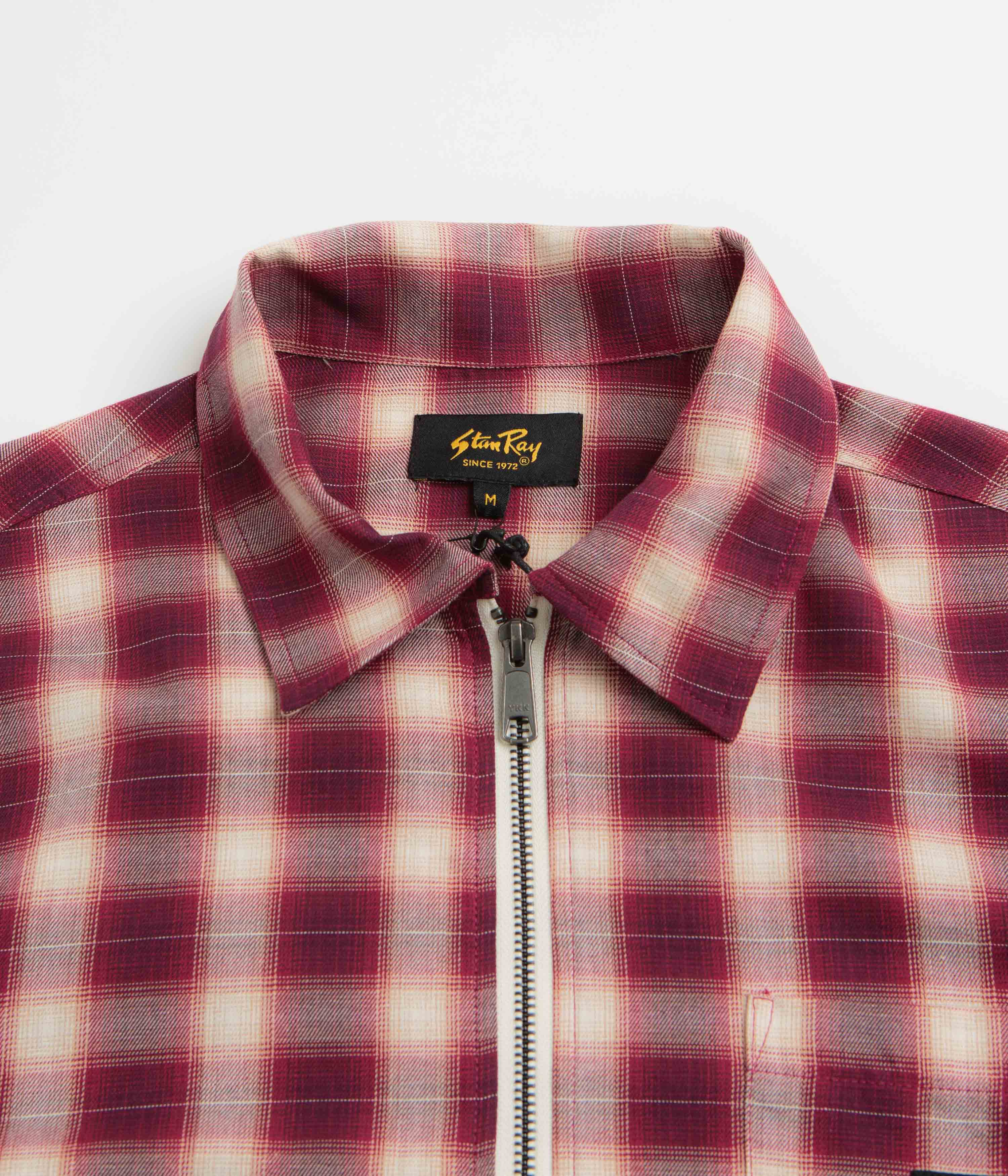 Stan Ray Zip Shirt - Red Check