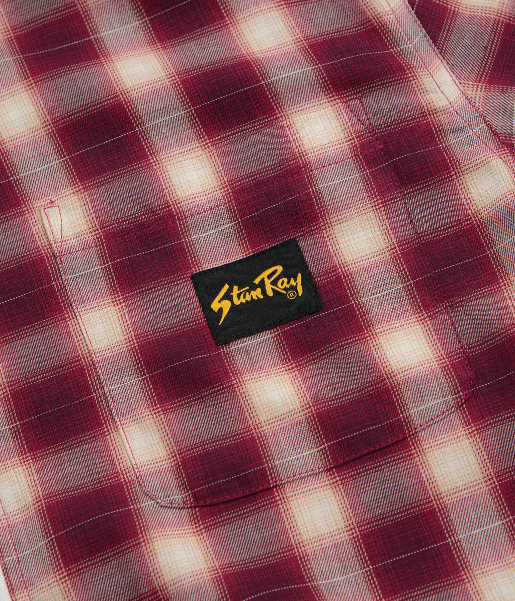 Stan Ray Zip Shirt - Red Check