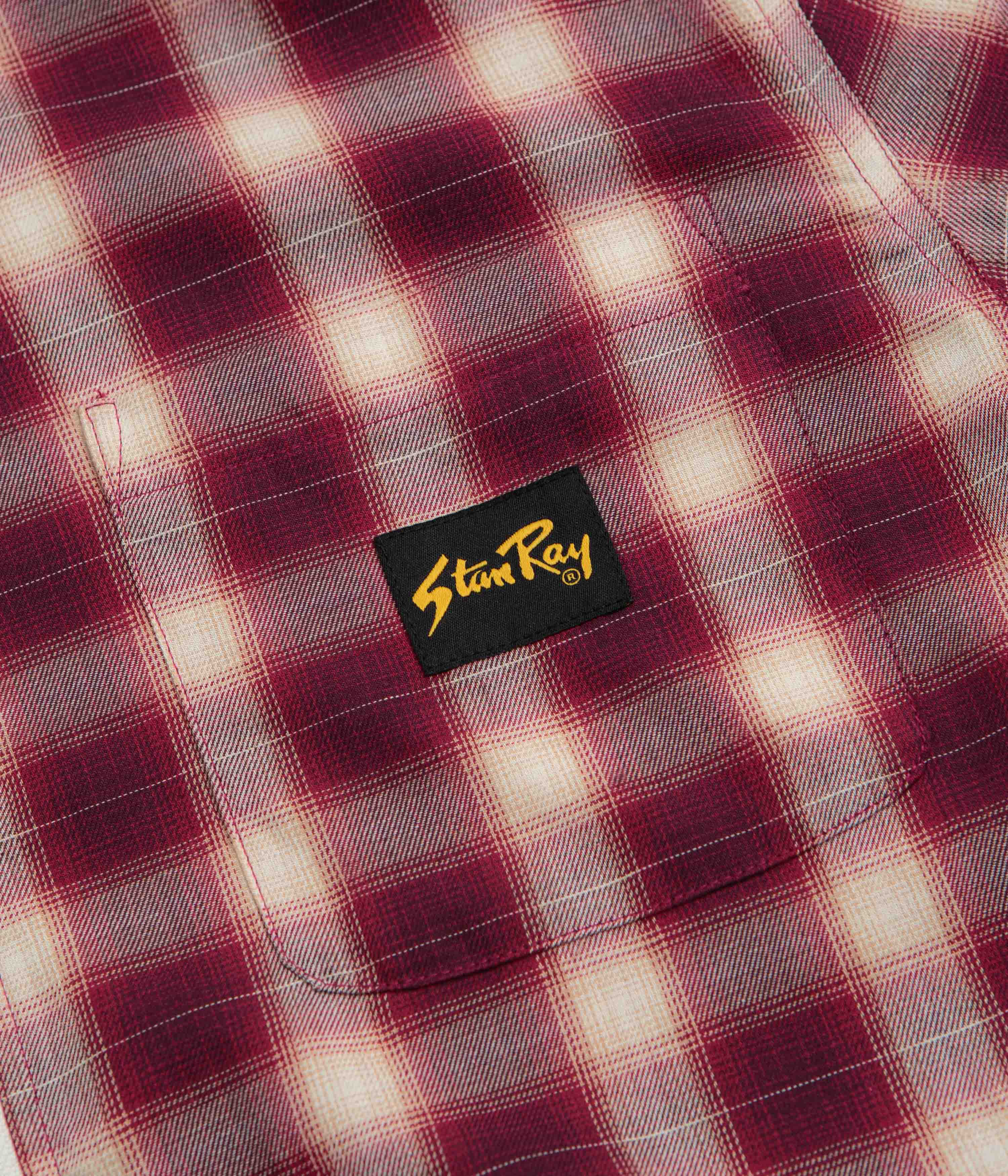 Stan Ray Zip Shirt - Red Check