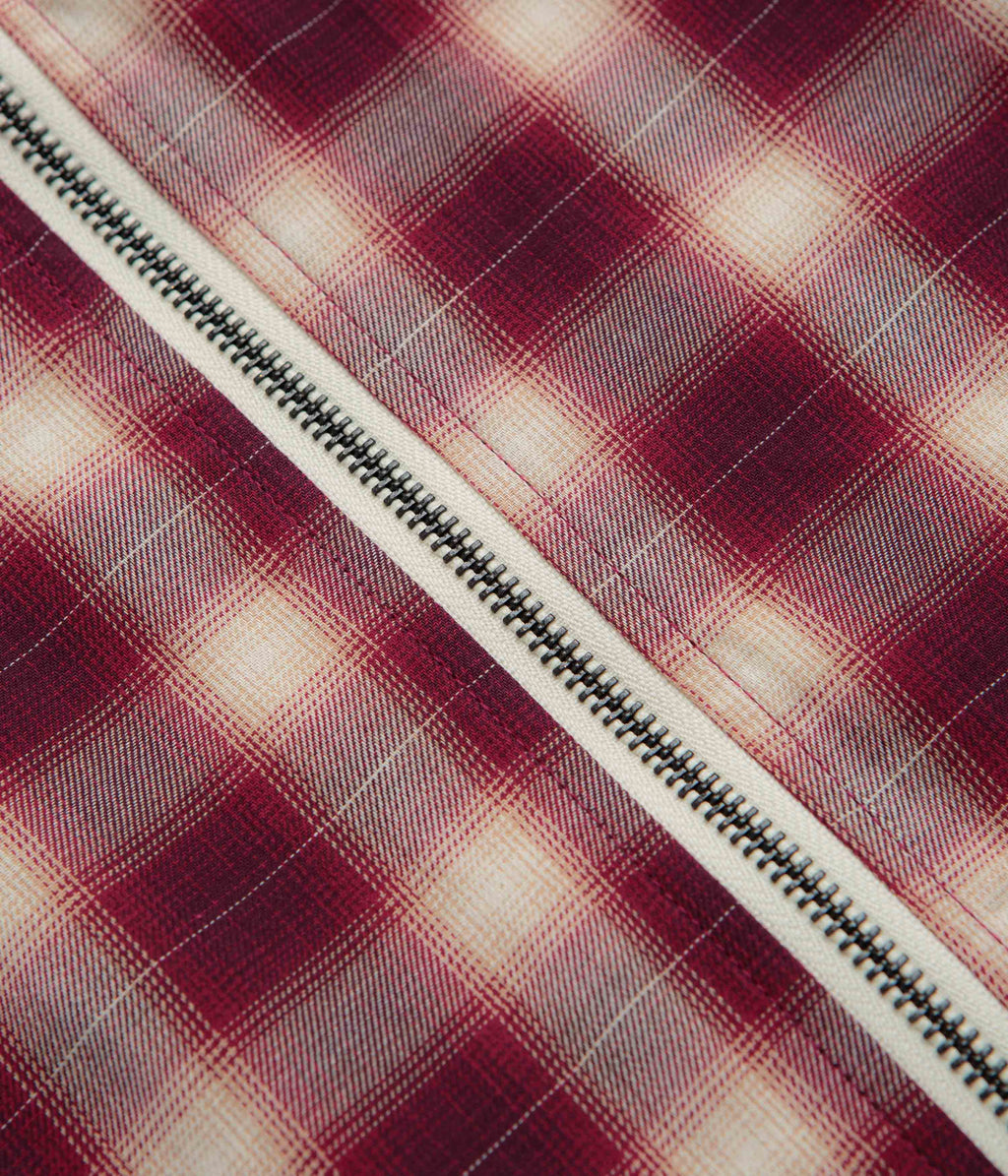 Stan Ray Zip Shirt - Red Check
