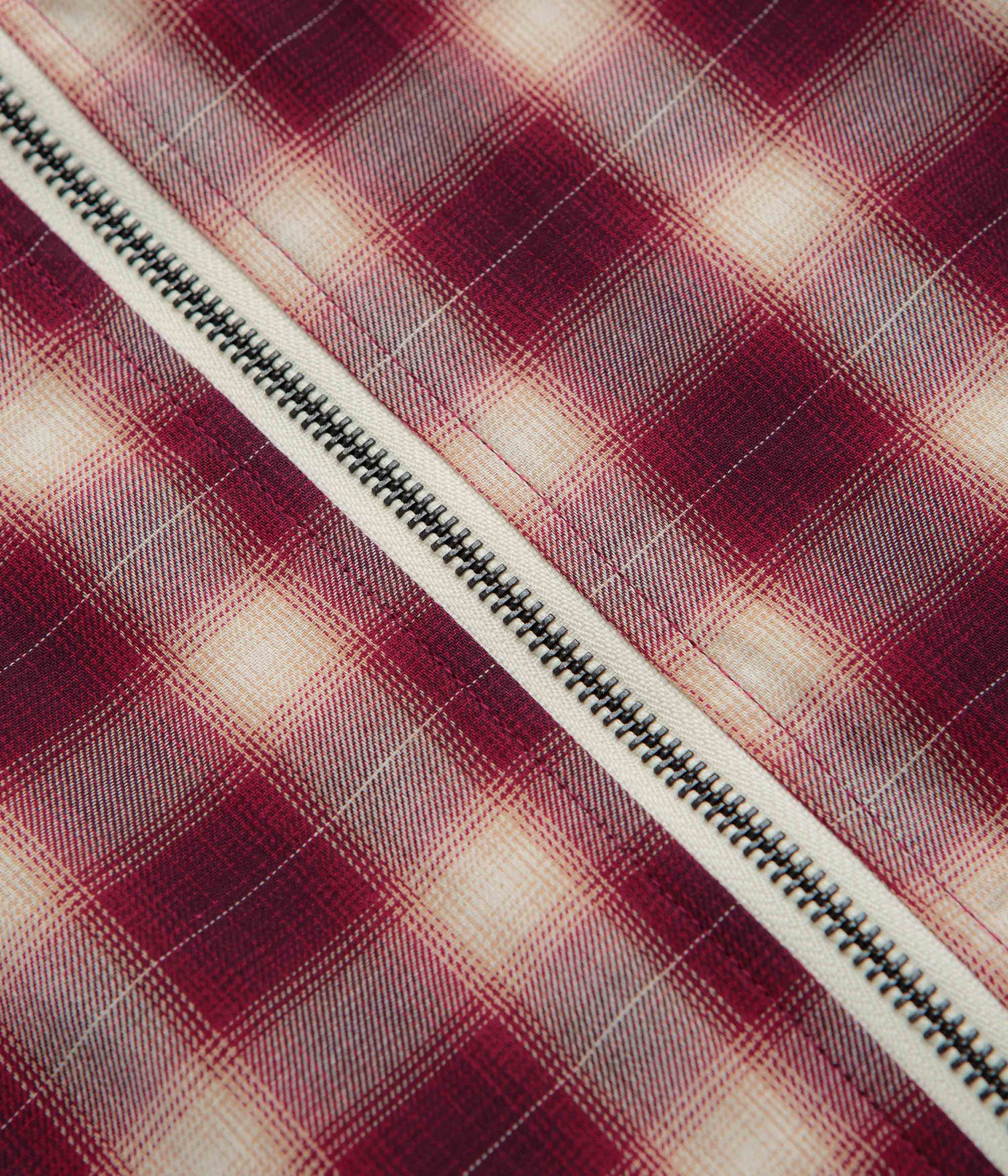 Stan Ray Zip Shirt - Red Check