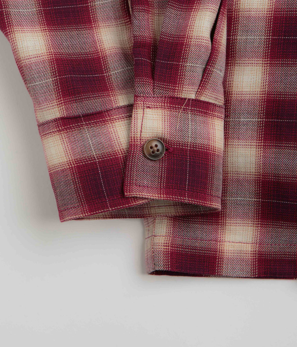 Stan Ray Zip Shirt - Red Check