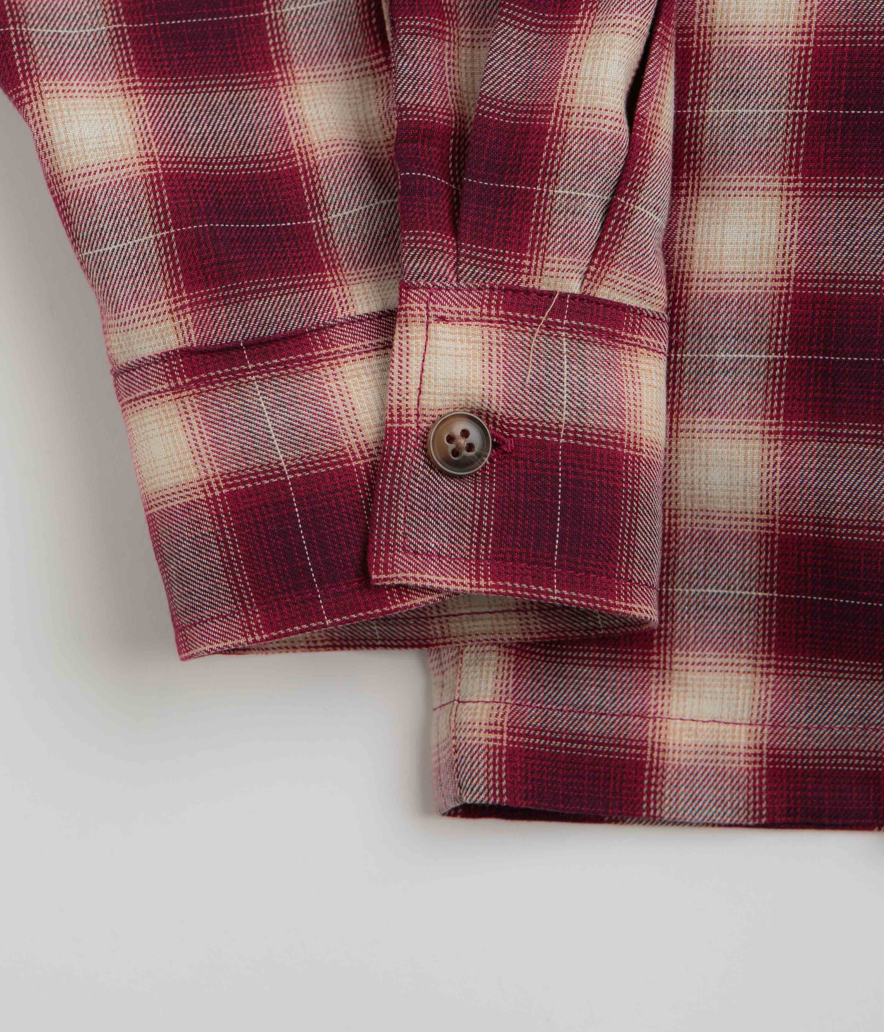 Stan Ray Zip Shirt - Red Check