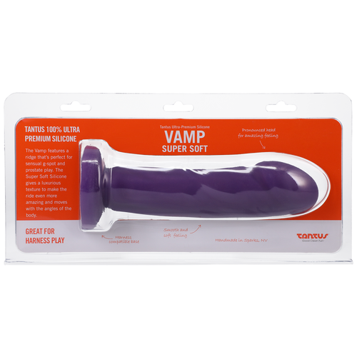 Tantus Silicone Vamp Super Soft Silicone Amethyst