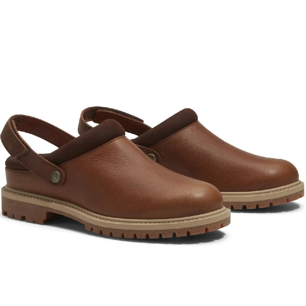 Women's Timberland Premium Clog Shoe Rust Full Grain (TB0A2PSB EM6)