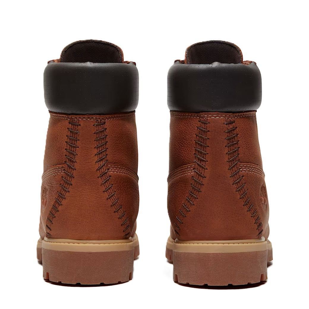 Men's Timberland Prem. 6 In Lace Boot Rust Full Grain W DK Gray (TB0A6G1R AAD)