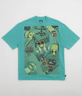 The Trilogy Tapes Bugs T-Shirt - Aqua