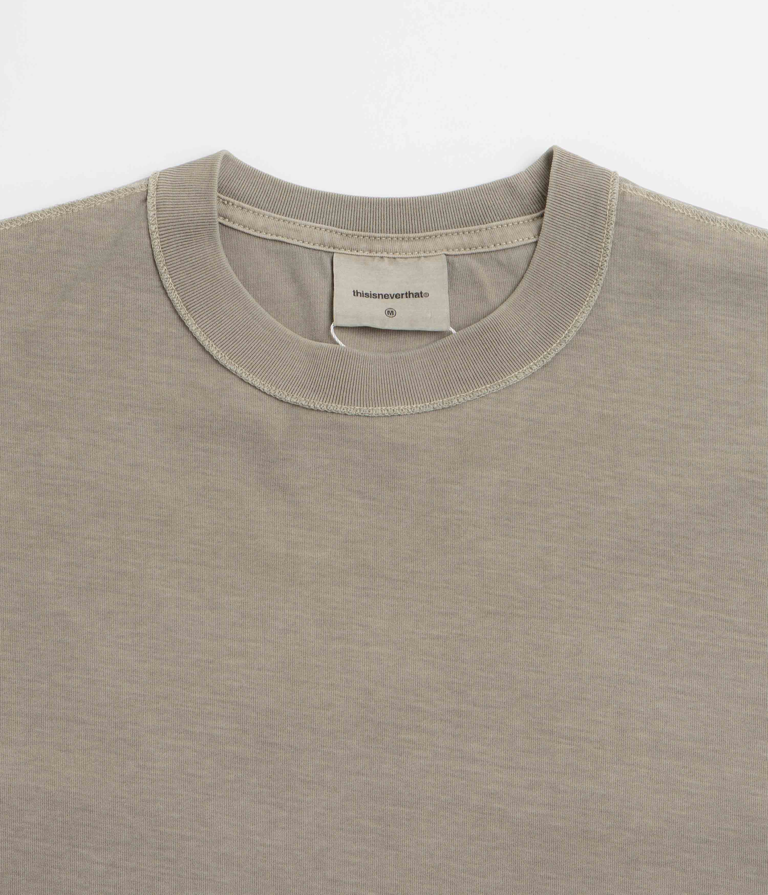 thisisneverthat Overdyed Reverse T-Shirt - Desert Grey