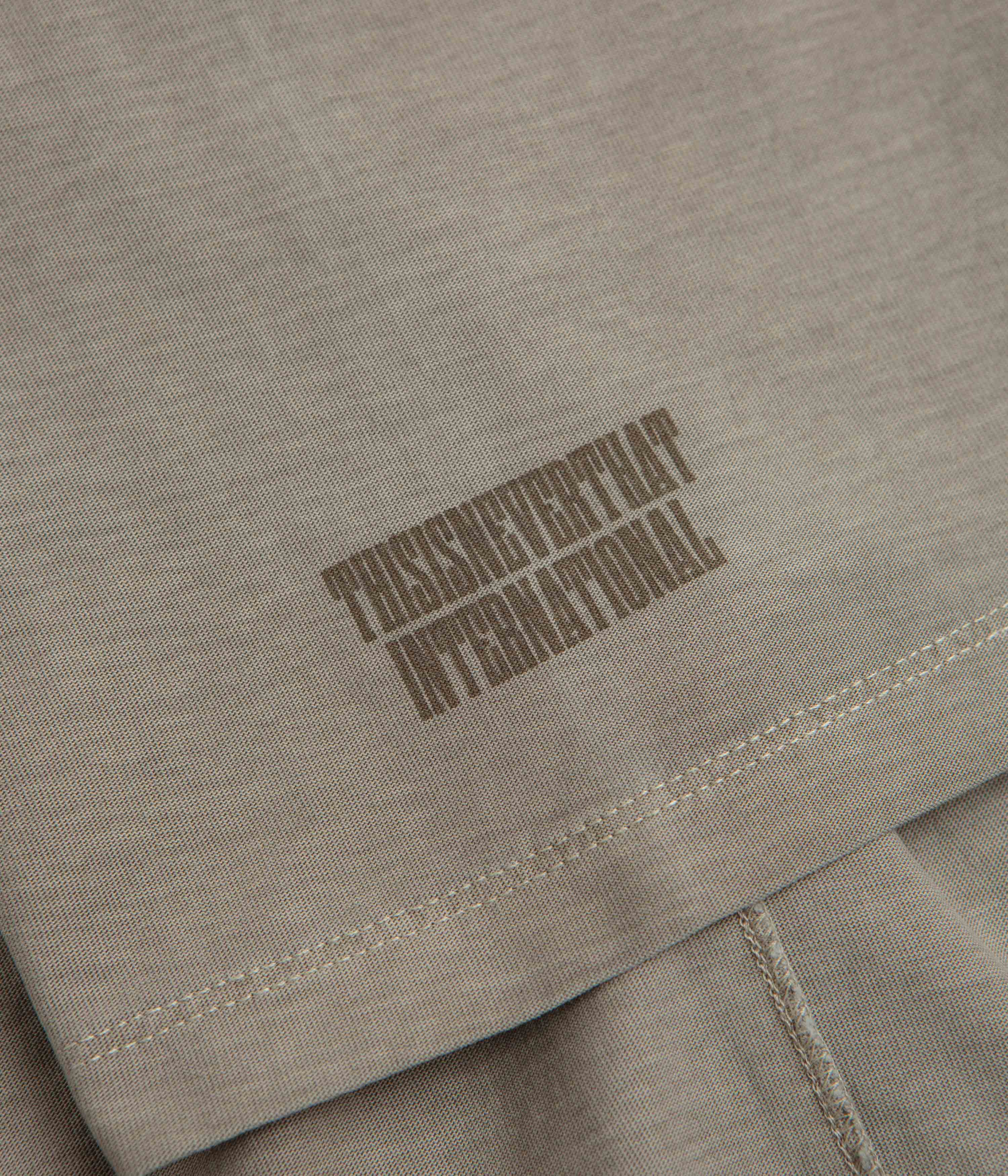 thisisneverthat Overdyed Reverse T-Shirt - Desert Grey