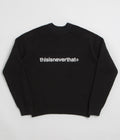 thisisneverthat T-Logo Knit Sweatshirt - Black