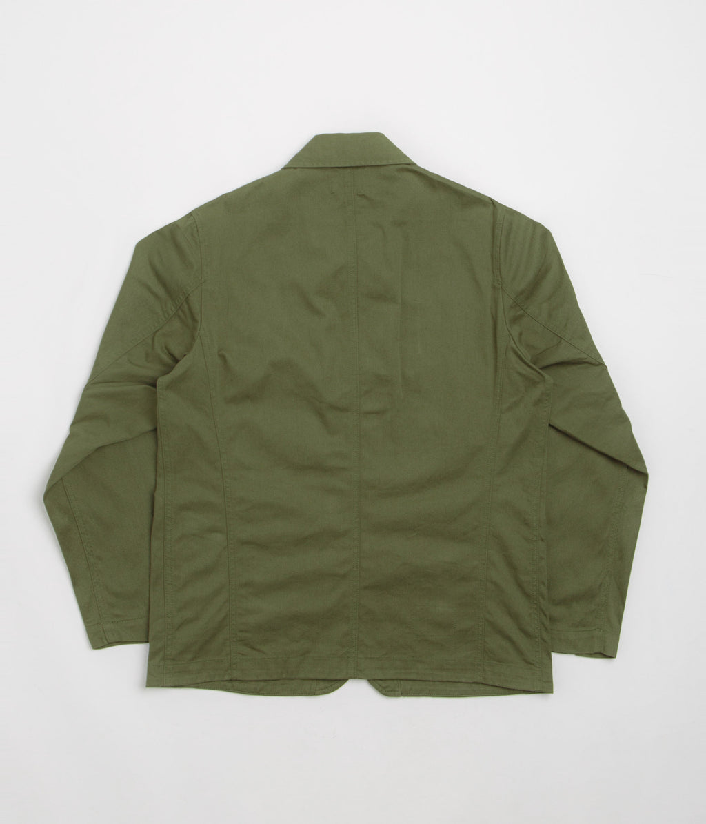 Universal Works Bakers Jacket - Light Olive