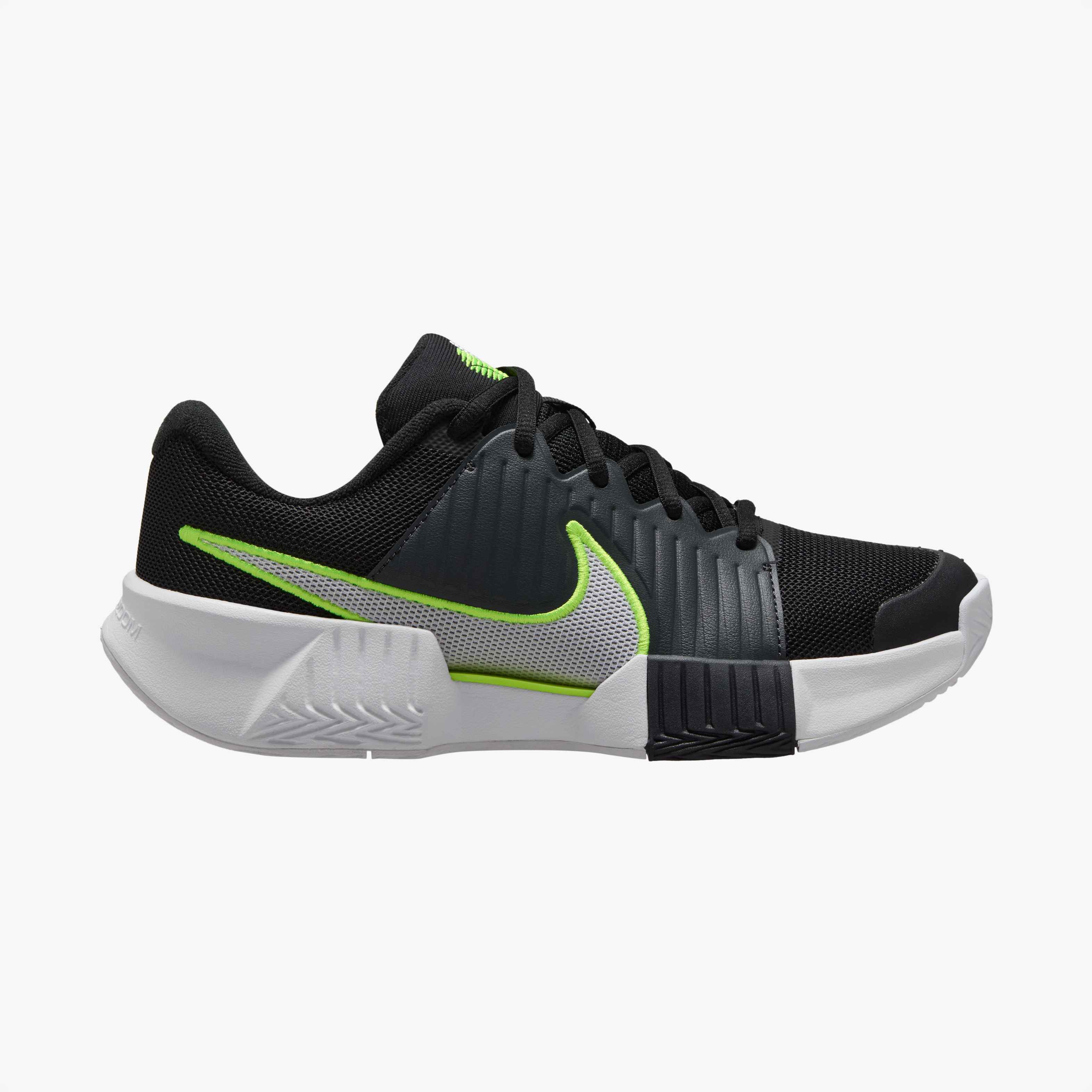 Nike Women's GP Challenge Pro Hard Court Tennis Shoes in Black/White-Anthracite-Volt