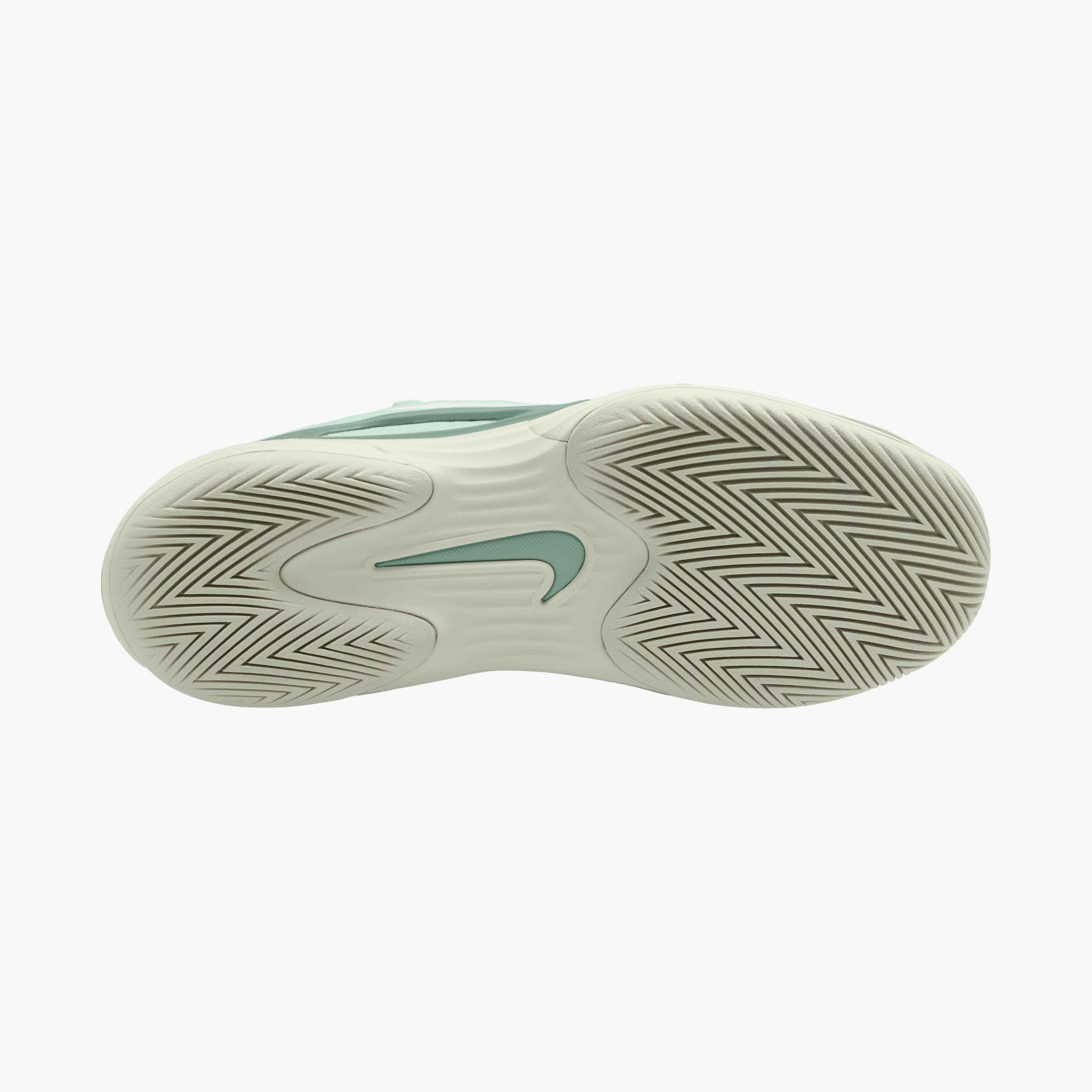 Nike Women's Vapor 12 Hard Court Tennis Shoes in Barely Green/White-Steam-Sea Glass