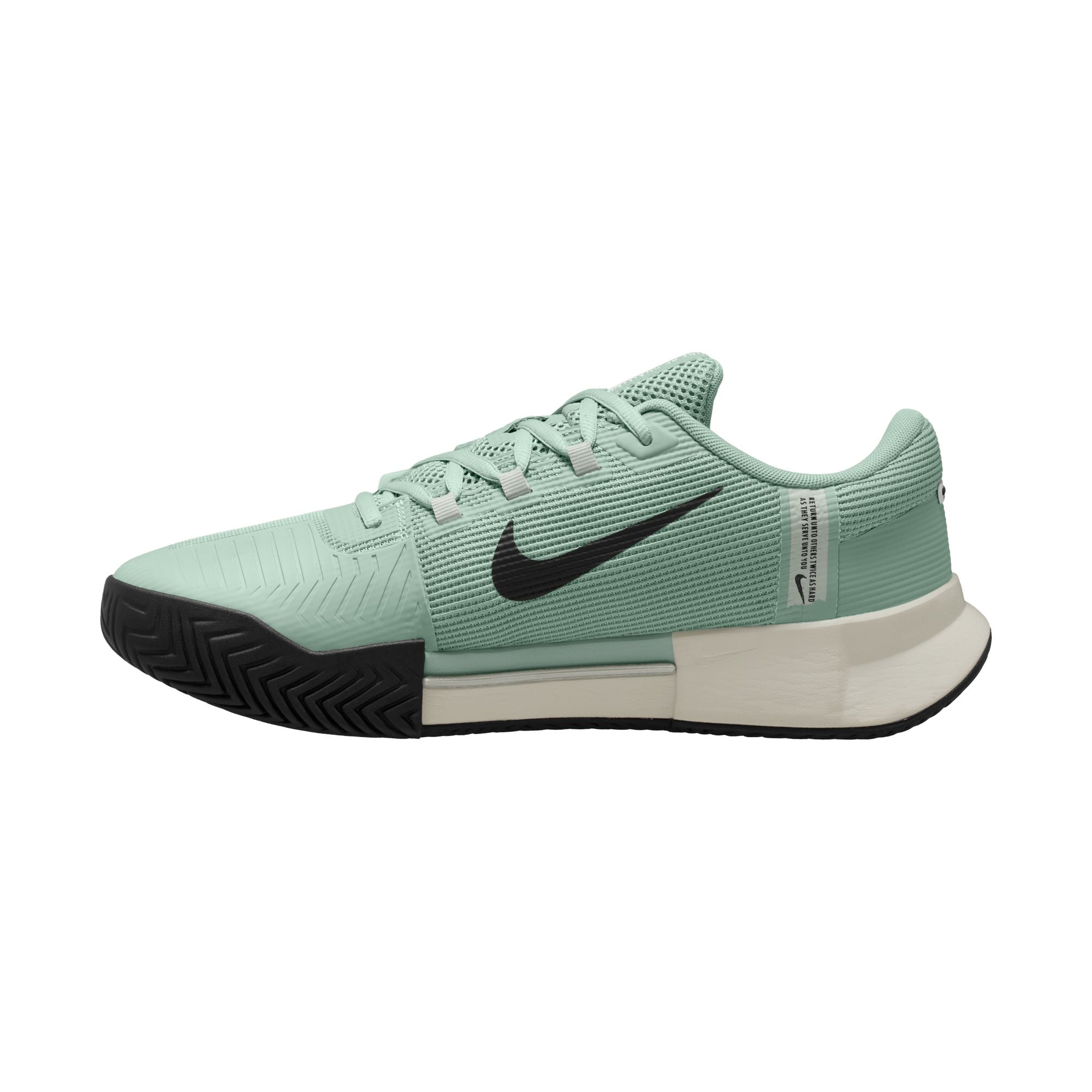Nike Men's Zoom GP Challenge 1.5 PRM Hard Court Tennis Shoes in Steam/Black-Light Silver-White
