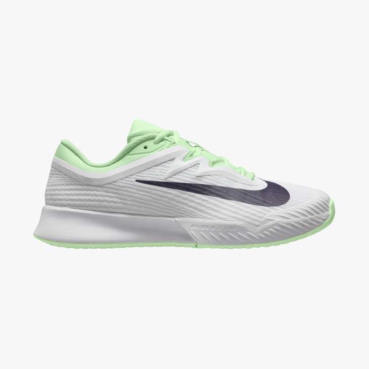 Nike Men's Vapor Pro 3 Hard Court Tennis Shoes in White/Dark Raisin-Volt Tint