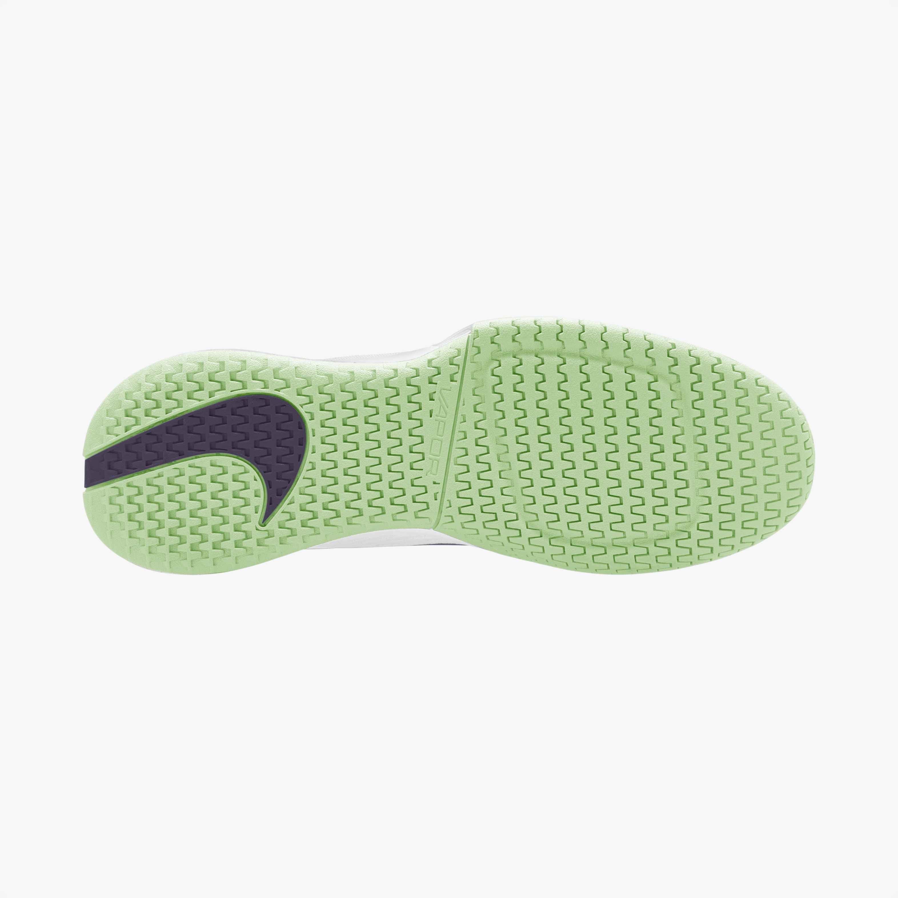 Nike Men's Vapor Pro 3 Hard Court Tennis Shoes in White/Dark Raisin-Volt Tint