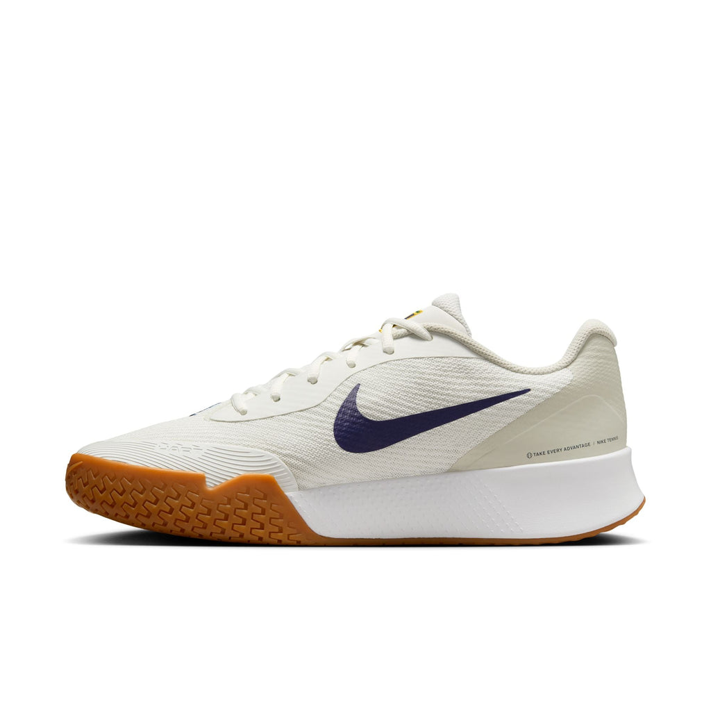 Nike Men's Vapor Lite 3 Hard Court Tennis Shoes in Summit White/Binary Blue-Light Bone