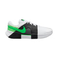 Nike Men's Zoom GP Challenge 1 Tennis Shoes in White/Poison Green-Black