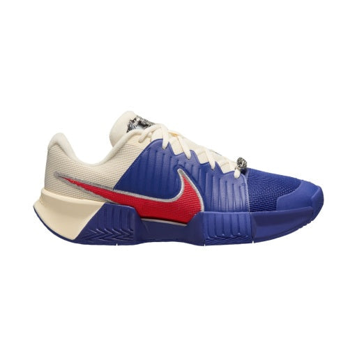 Nike Men's GP Challenge Pro Hard Court Tennis Shoes in Deep Night/Lt Crimson-Pale Ivory