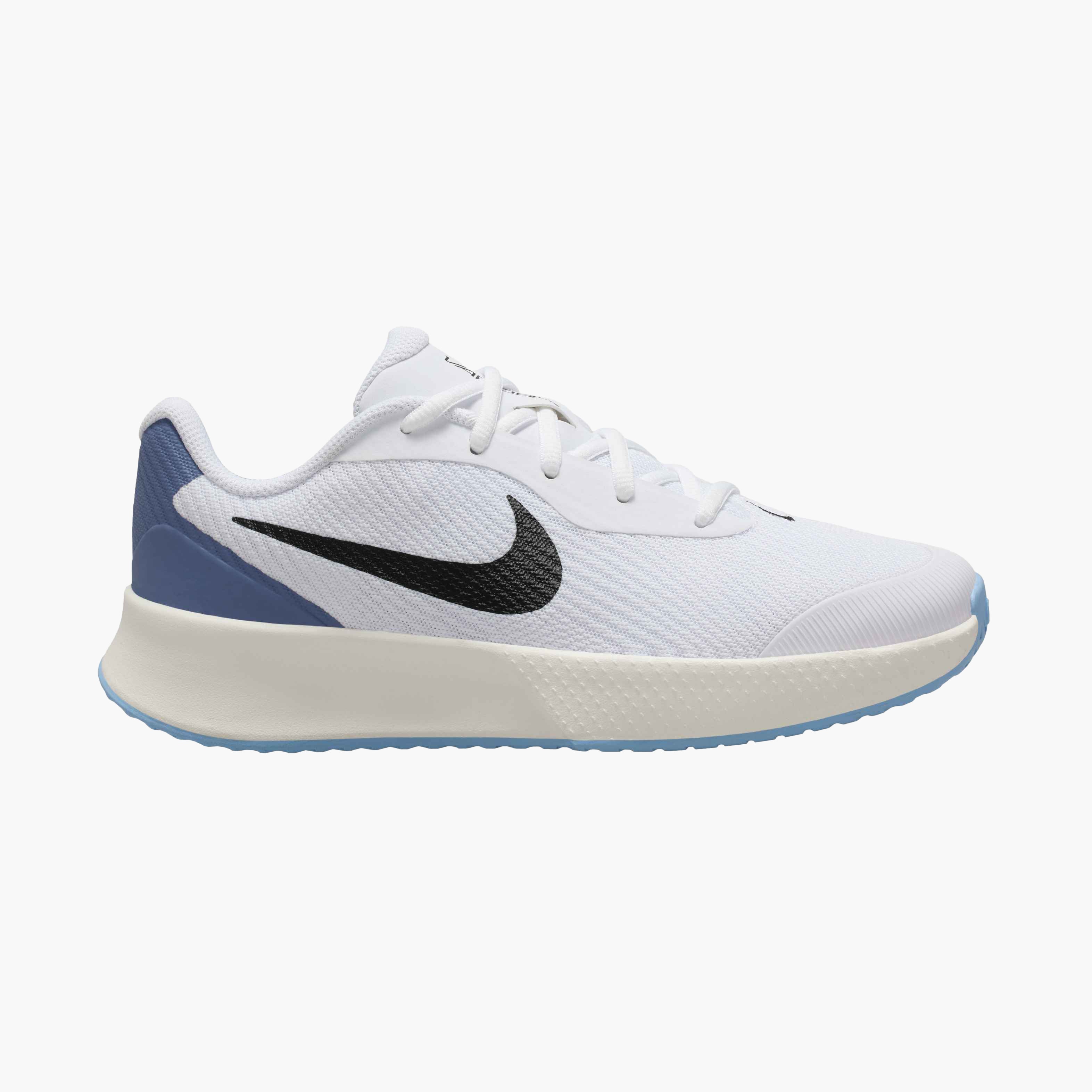 Nike Women's Vapor Lite 3 Hard Court Tennis Shoes in White/Ghost-World Indigo