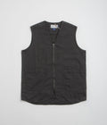 Uskees 3036 Drill Zip-Up Vest - Charcoal