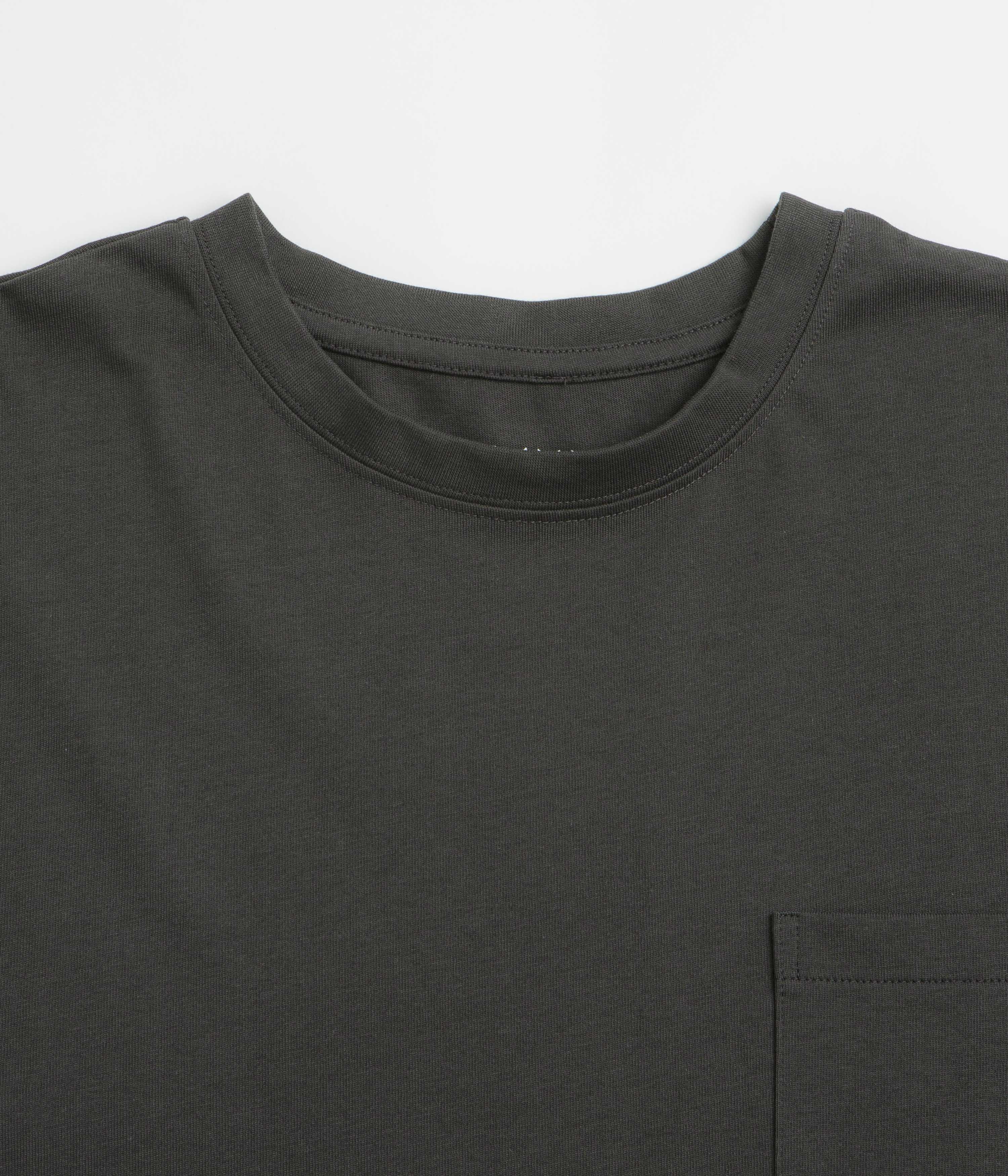 Uskees 7010 Long Sleeve T-Shirt - Faded Black