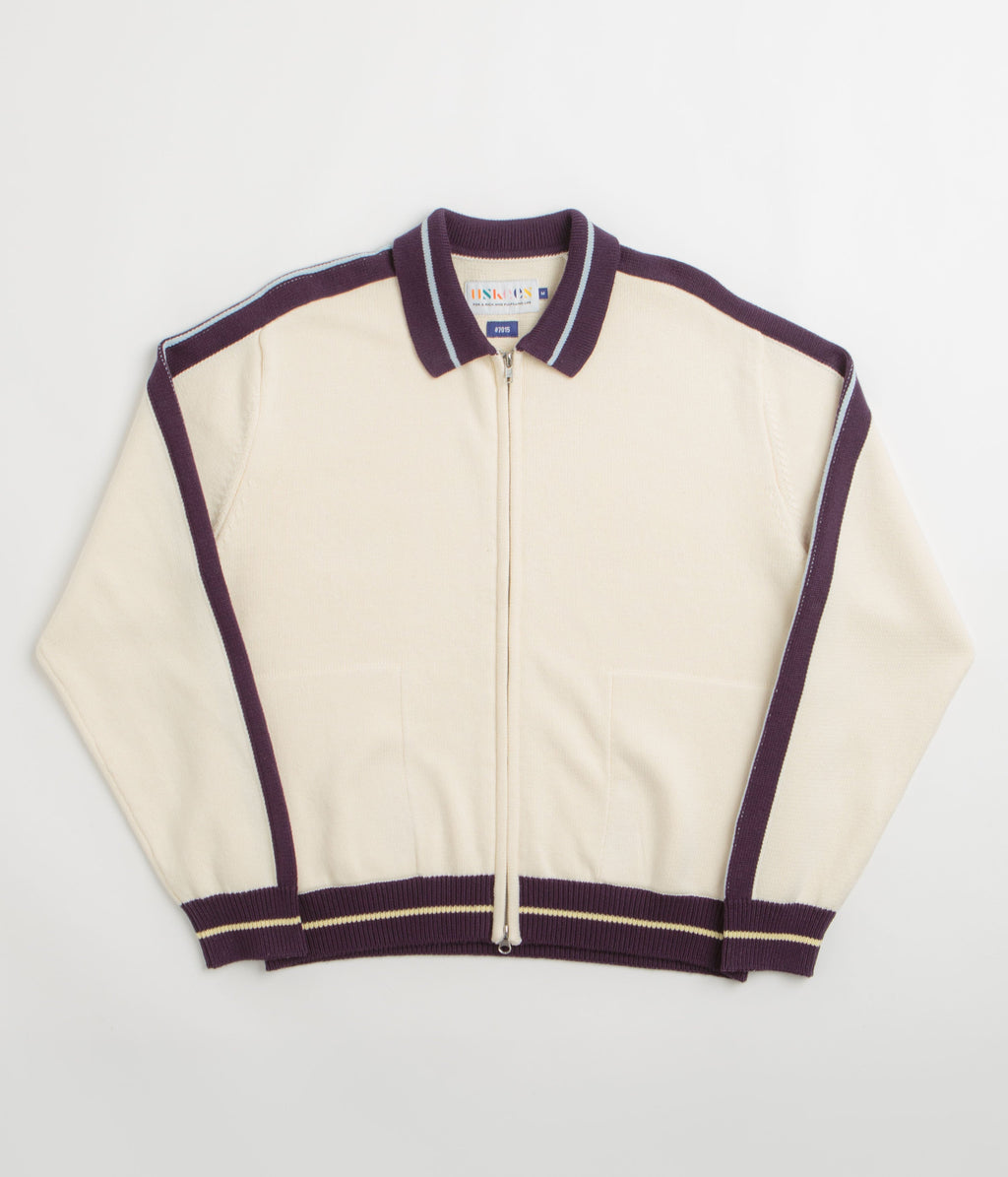 Uskees 7015 Racquet Club Track Jacket - Cream