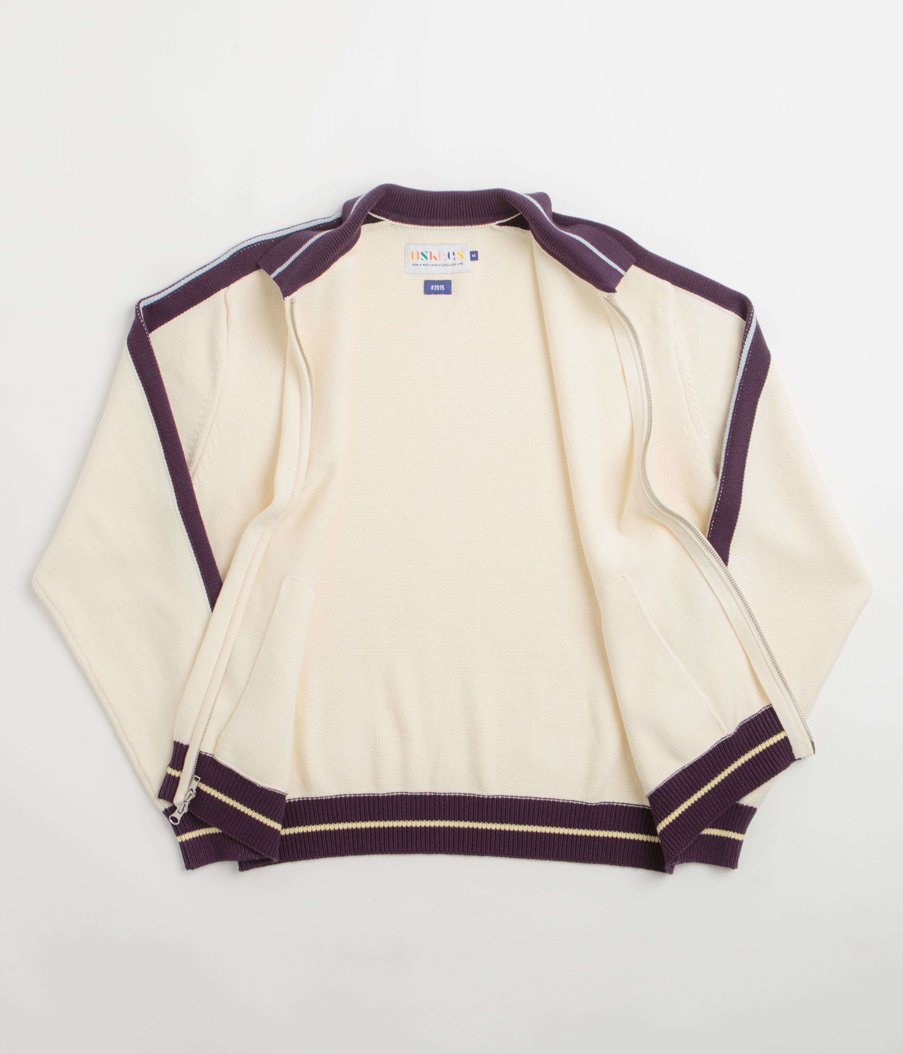 Uskees 7015 Racquet Club Track Jacket - Cream