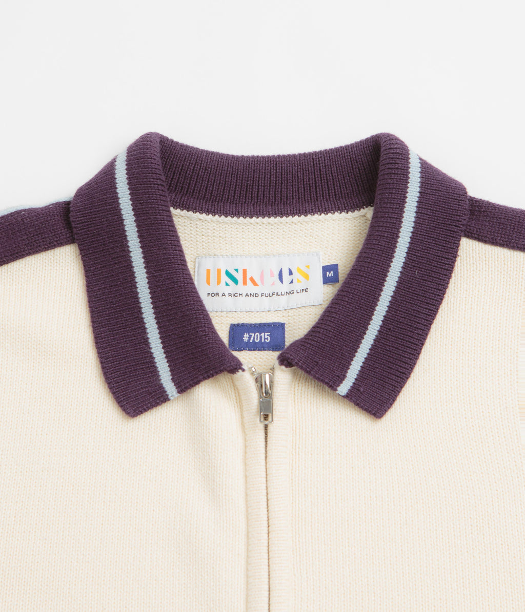 Uskees 7015 Racquet Club Track Jacket - Cream