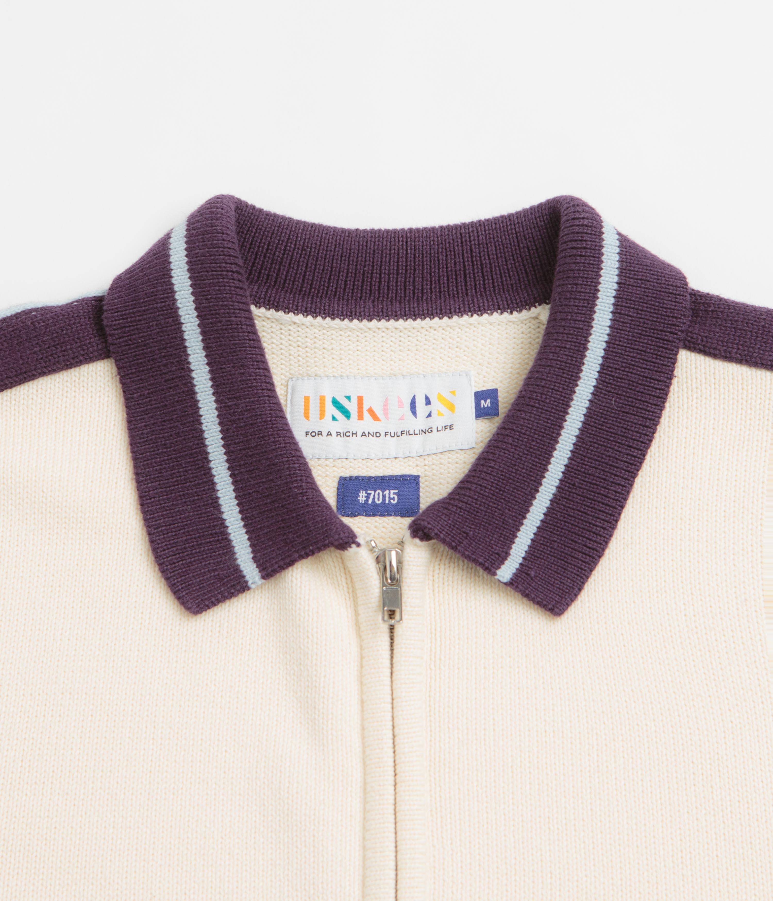 Uskees 7015 Racquet Club Track Jacket - Cream