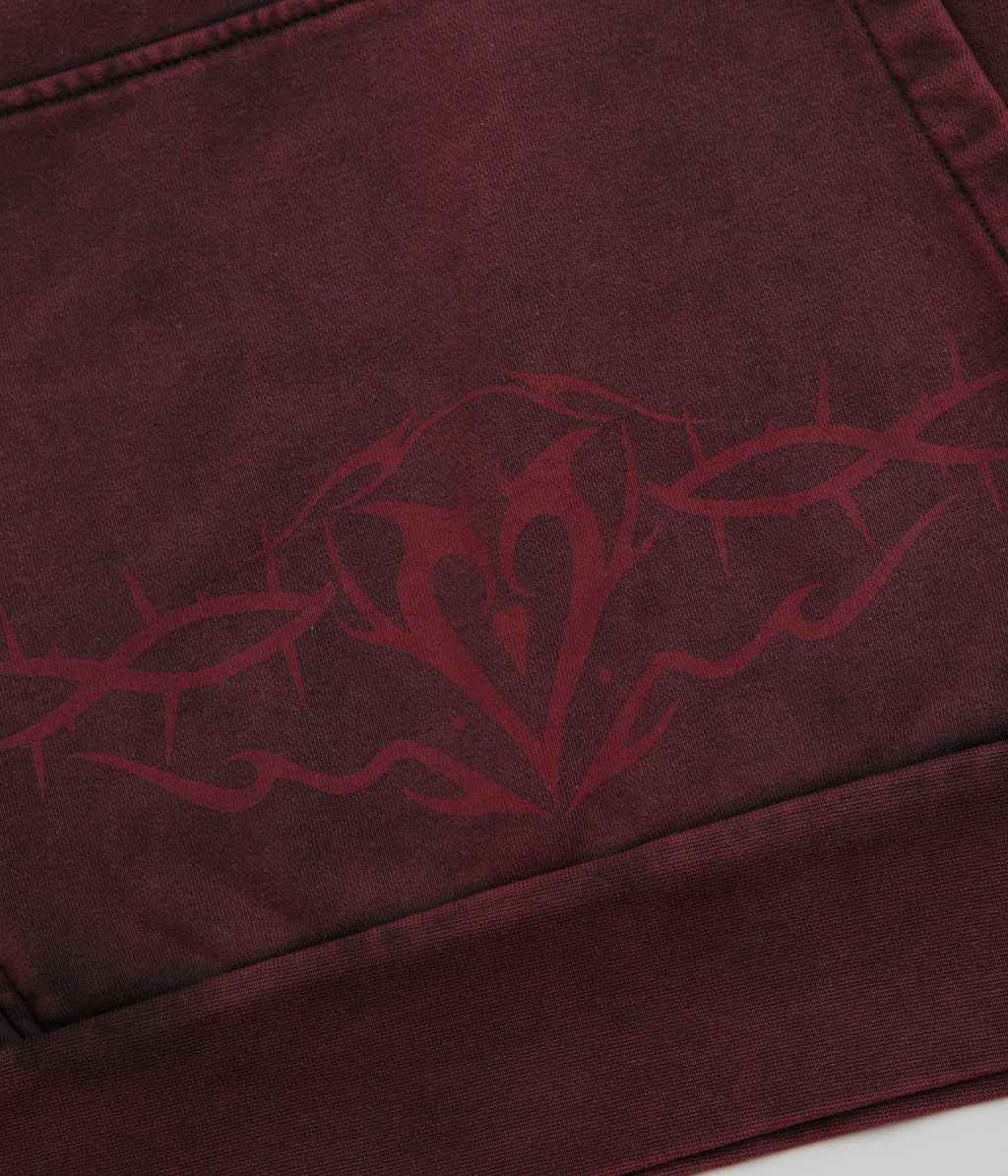 Vans Skate Dayana Tribal Flame Hoodie - Crimson Haze