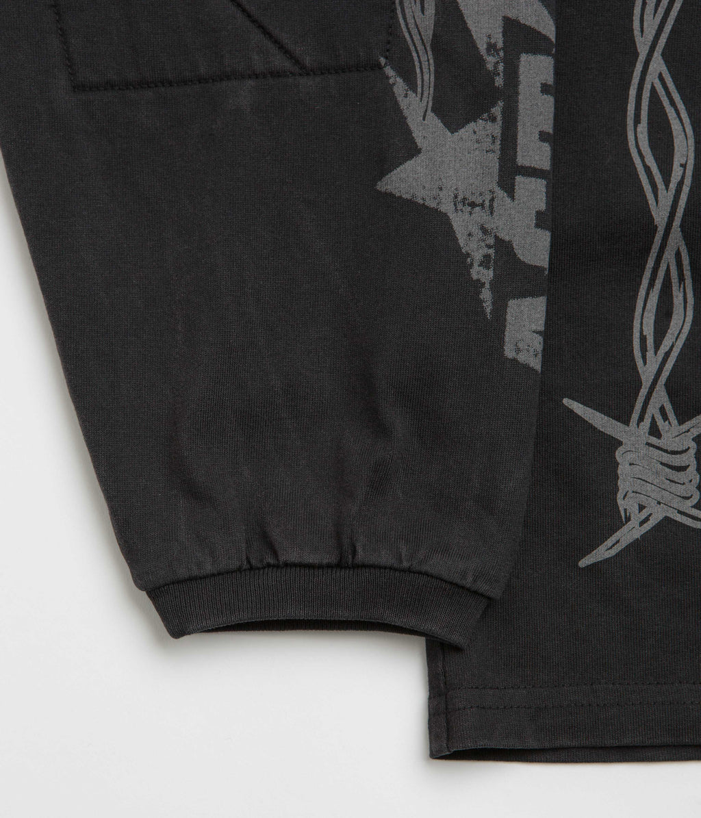 Vans x SlamJam AOD Hazard Long Sleeve T-Shirt - Black