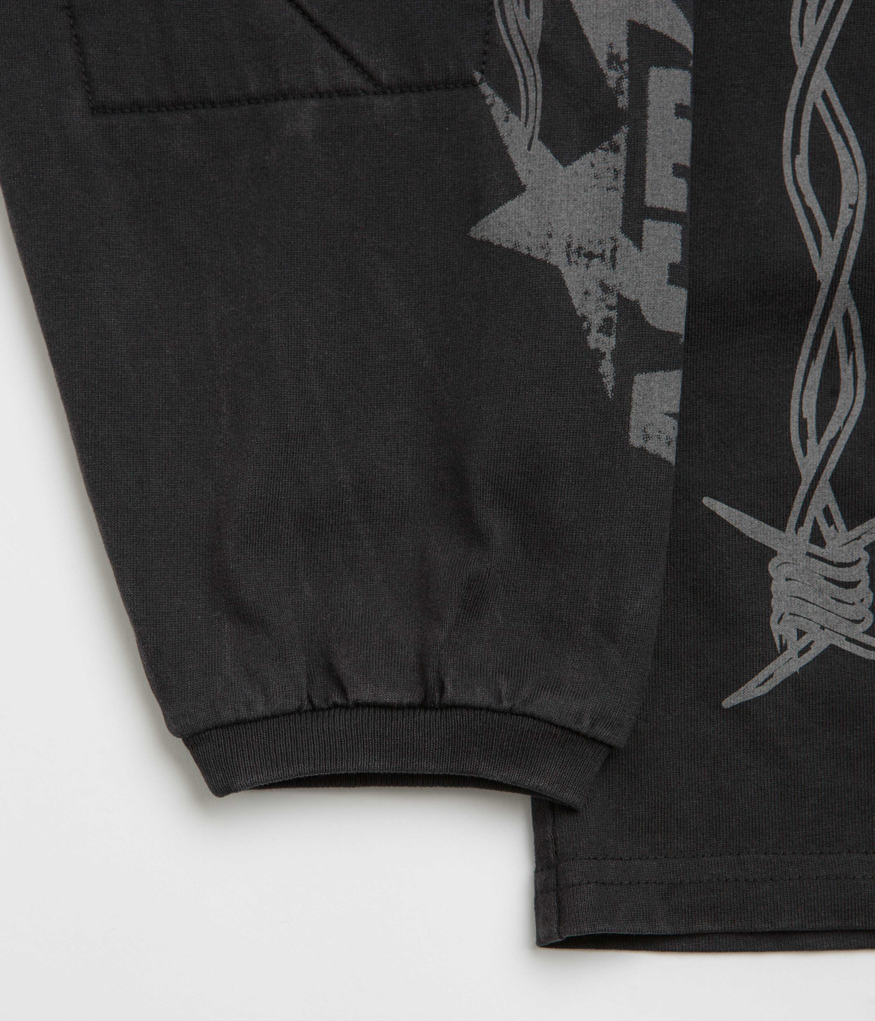 Vans x SlamJam AOD Hazard Long Sleeve T-Shirt - Black